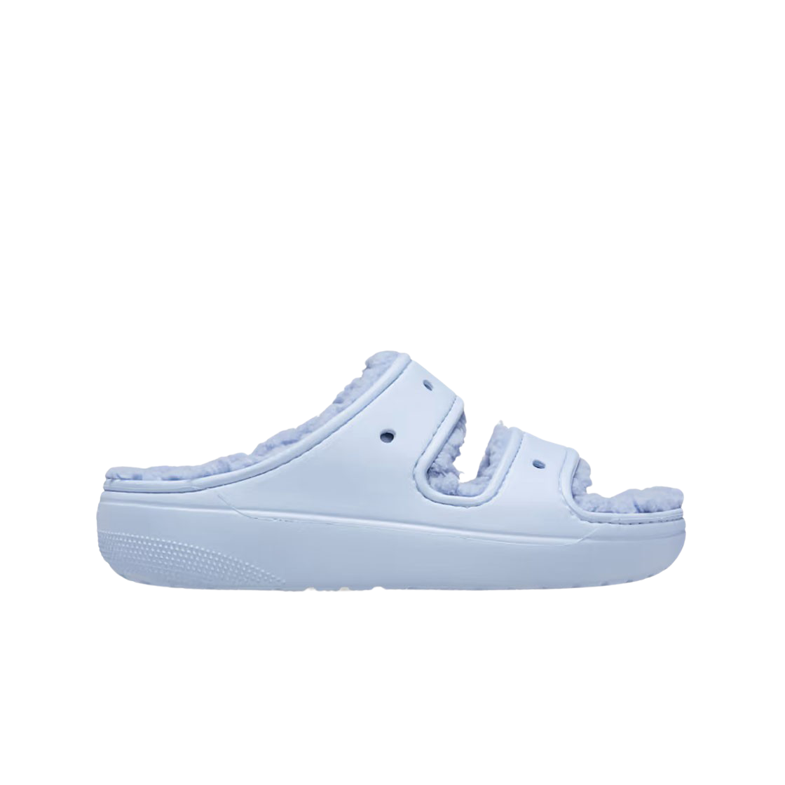 207446-4NS Crocs Classic Cozy Sandal Blue Calcite