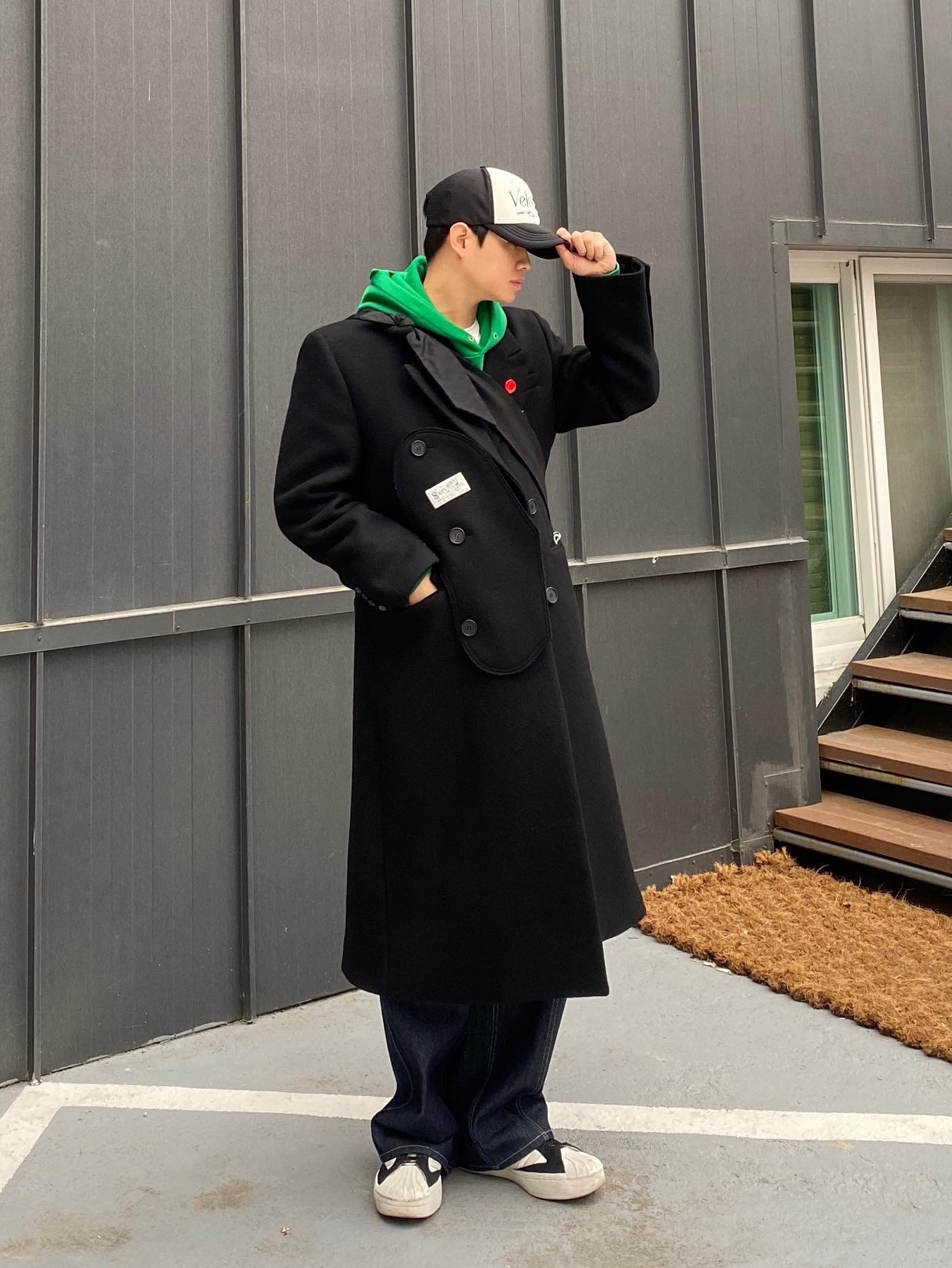 Y-3 Yohji Star White 착용 스타일 - 2