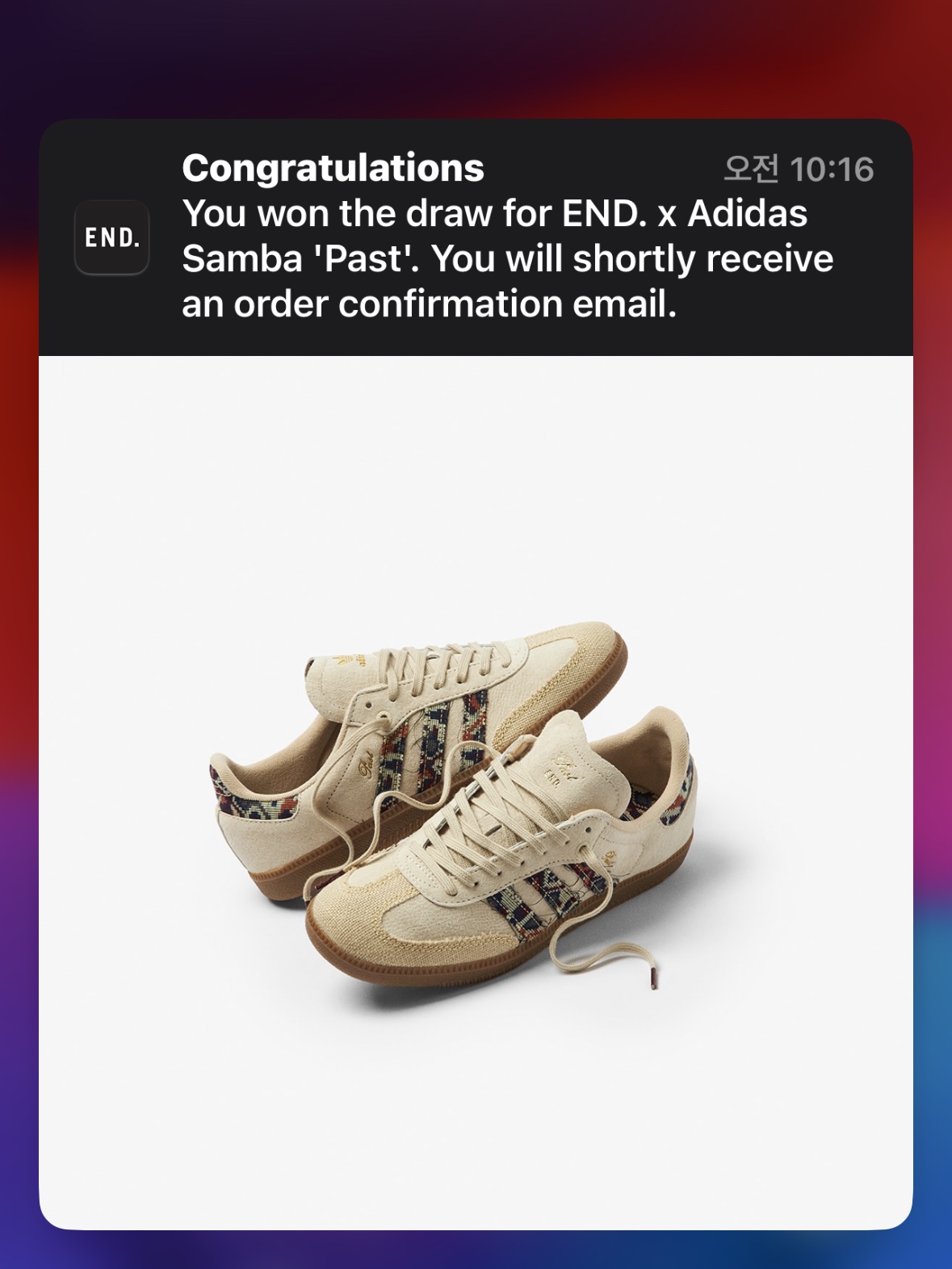Adidas x END. Samba Consortium Cup Ecru Tint Supplier Color 착용 스타일 - 1