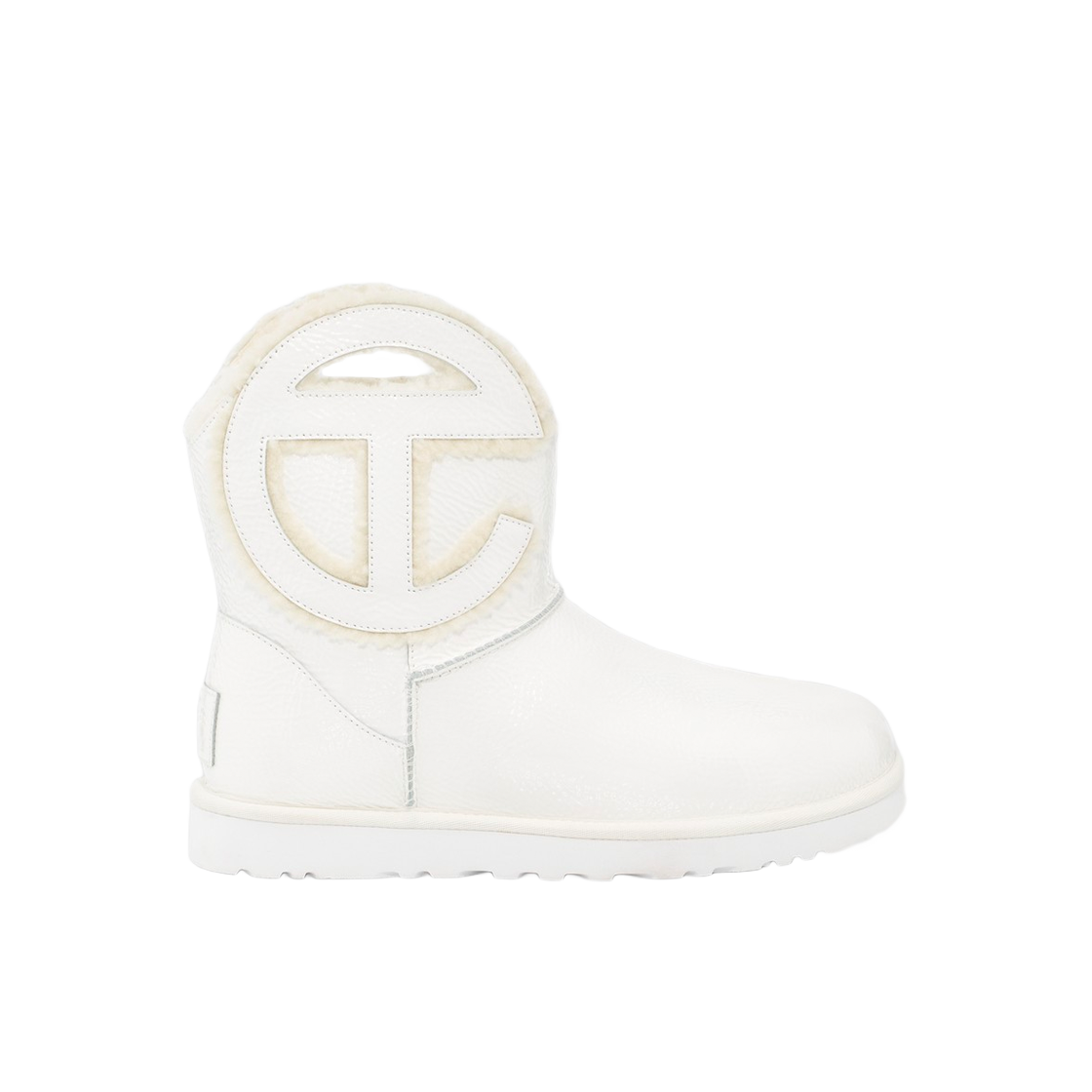 1155790-WHT UGG x Telfar Logo Mini Crinkle White