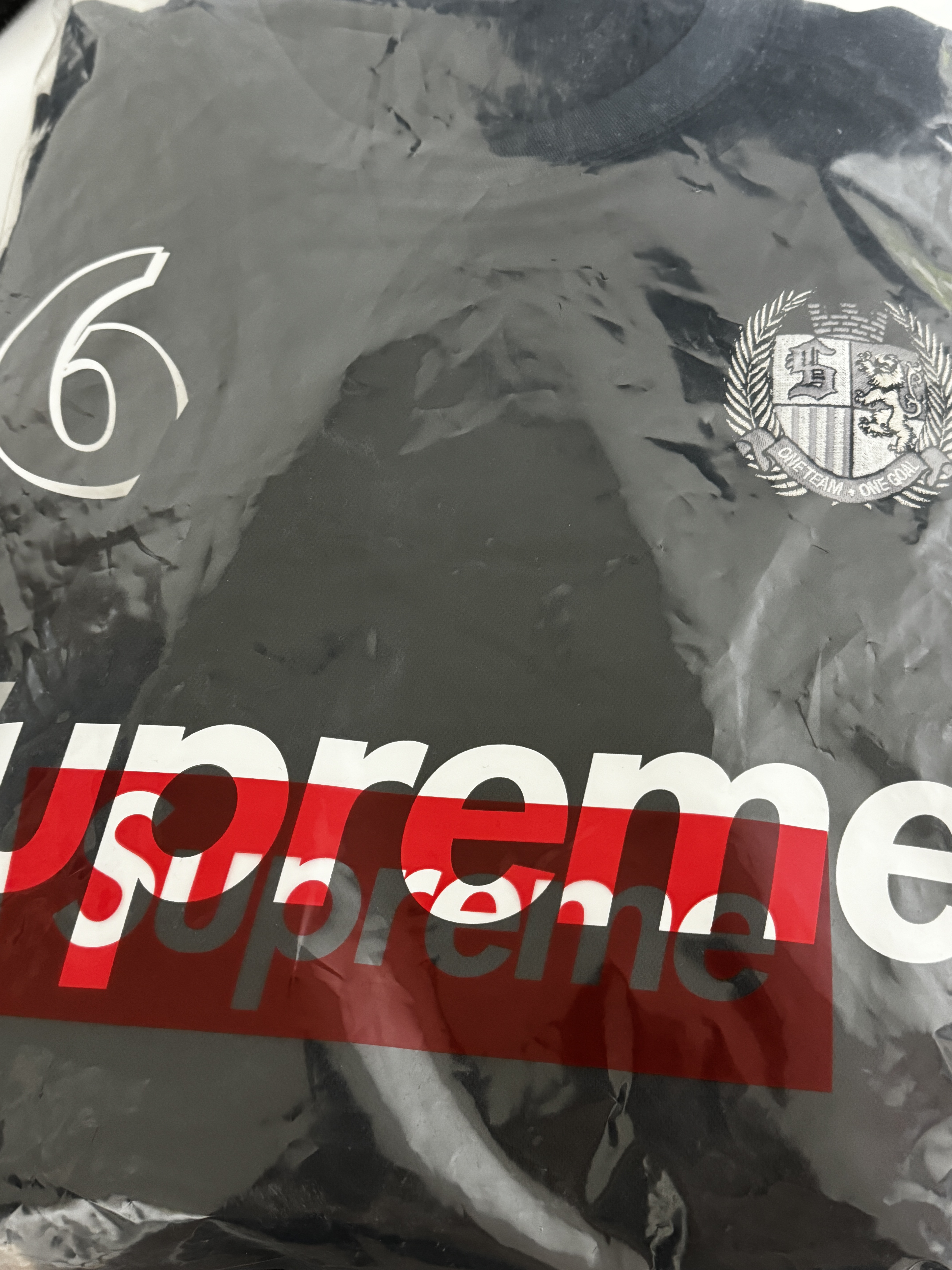 Adidas x Song for the Mute Shadowturf Core Black, Supreme Hooded Soccer Jersey Black - 23FW 착용 스타일 - 3
