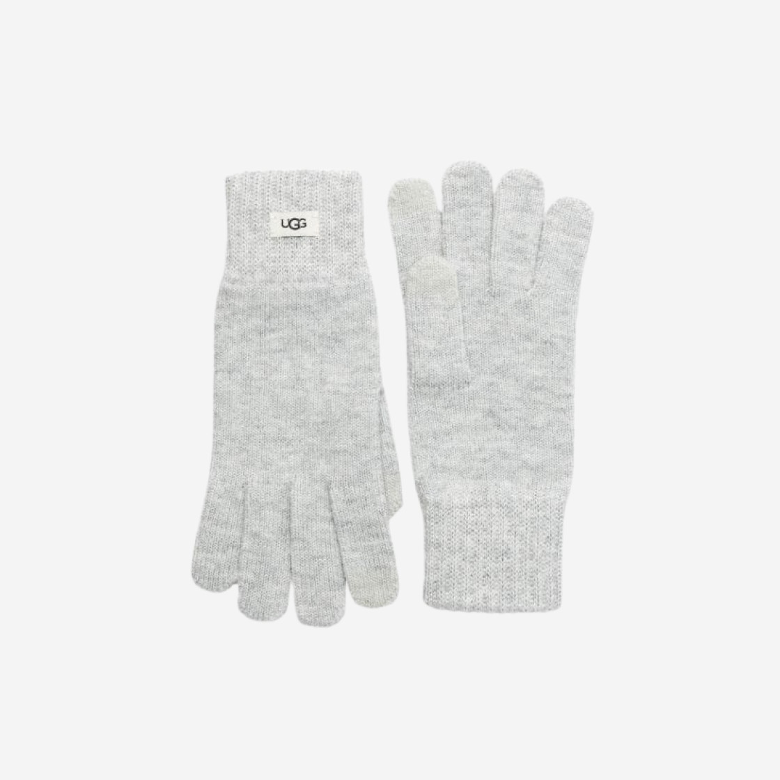 17038-GREYHEATHER (W) UGG Knit Tech Gloves Grey Heather - 대표 이미지 #1