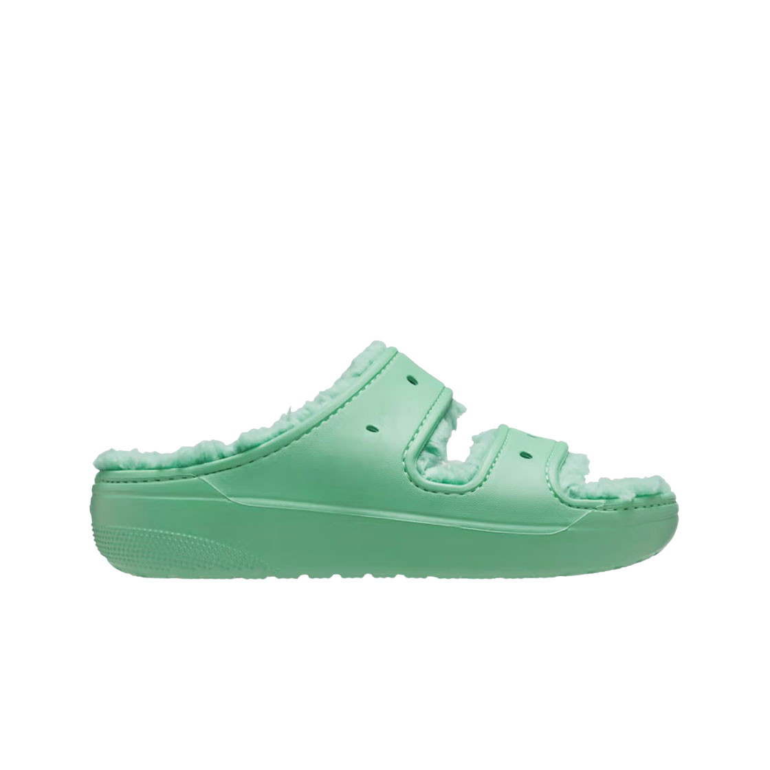 크록스 클래식 코지 샌들 제이드 스톤(Crocs Classic Cozy Sandal Jade Stone) - 1