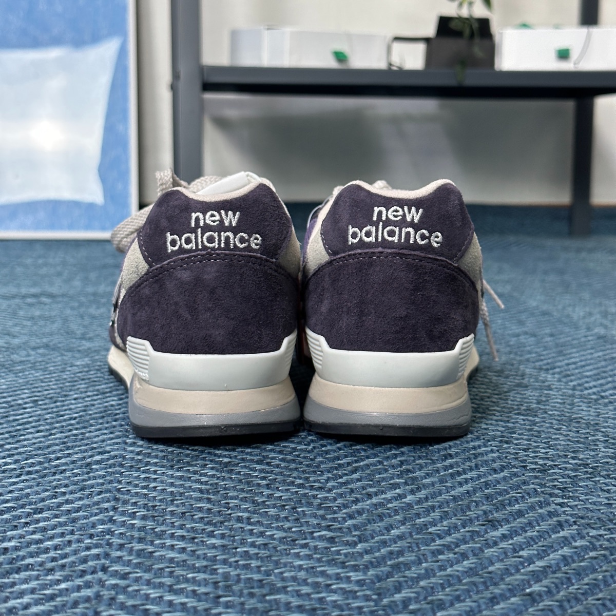 New Balance 996 Purple 착용 스타일 - 6