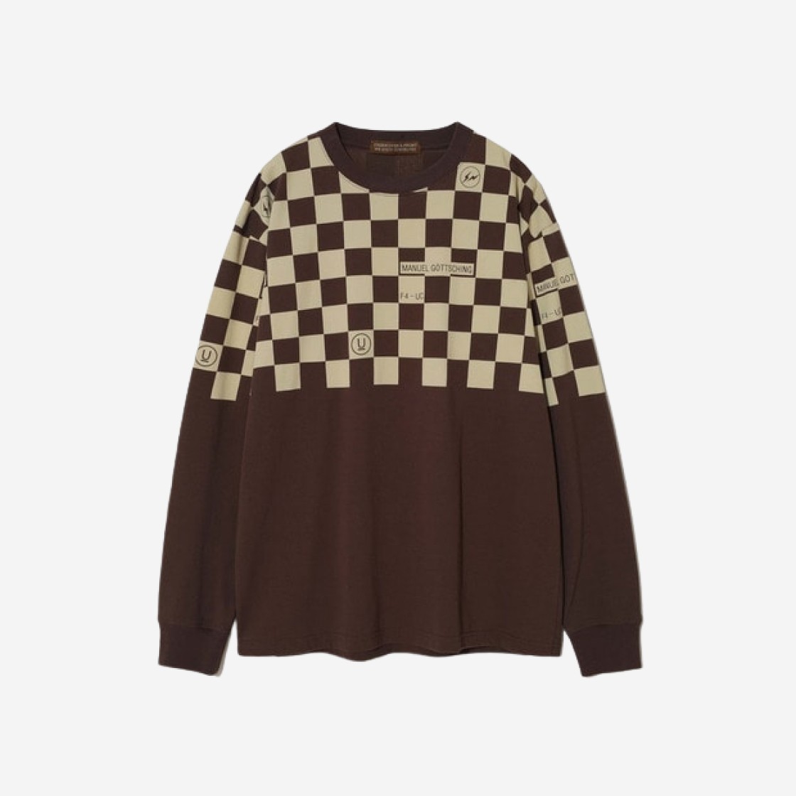 Undercover x Fragment UC2C9813-1 LS T-Shirt Brown Check 상세 이미지 1