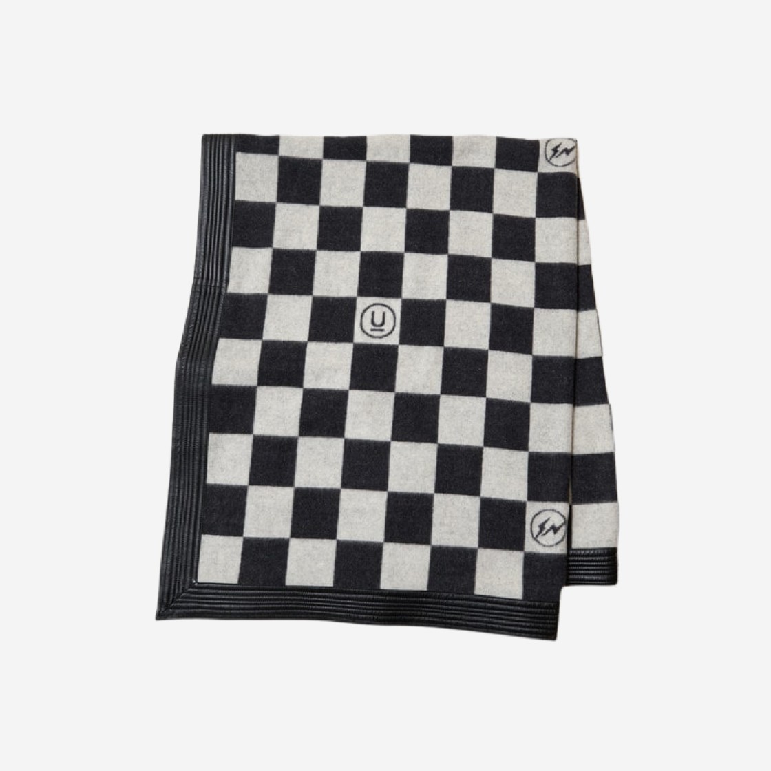 Undercover x Fragment UC2C1S01-2 Wool Blanket Black Check 상세 이미지 1