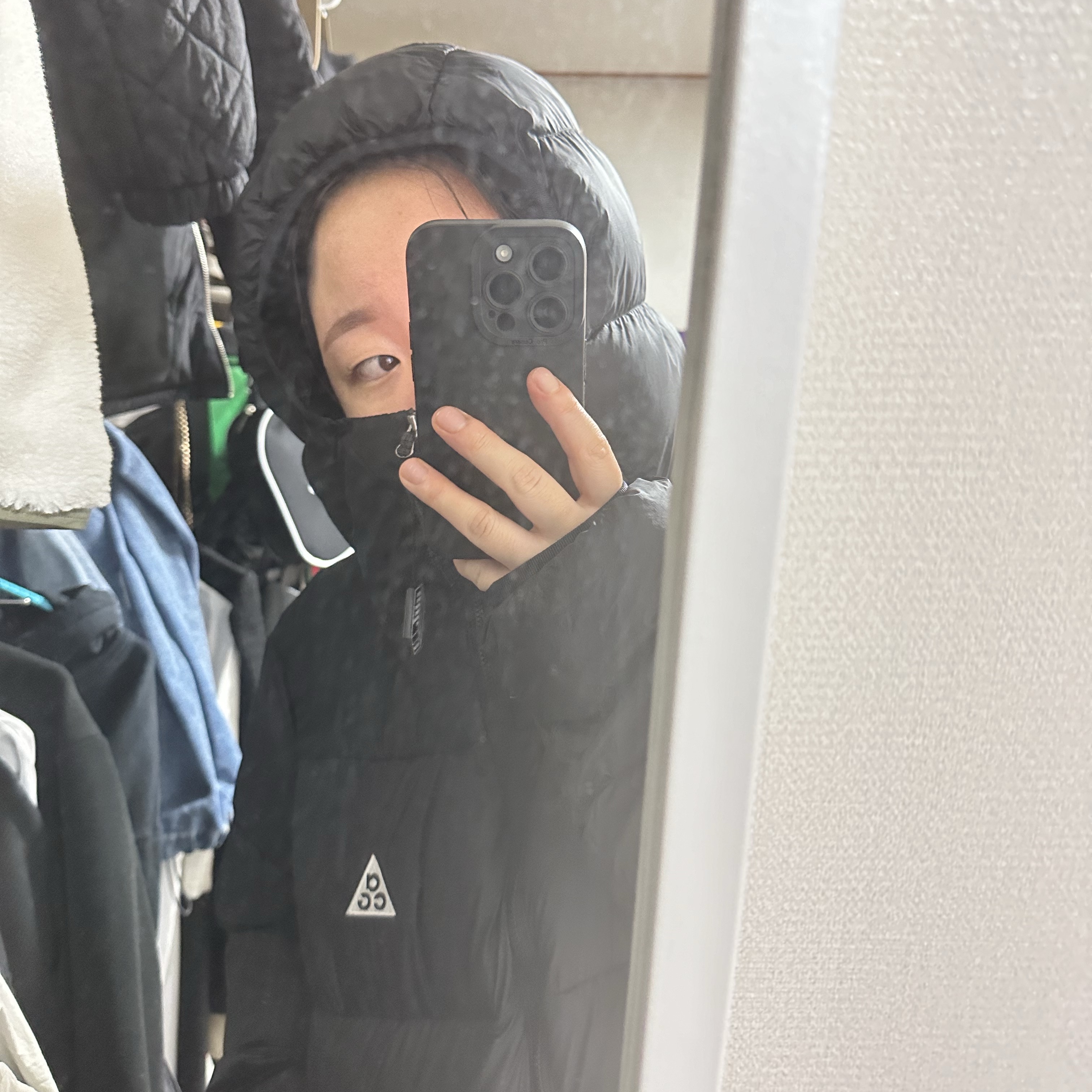 Nike ACG Therma-Fit ADV Lunar Lake Puffer Jacket Black - Asia 착용 스타일