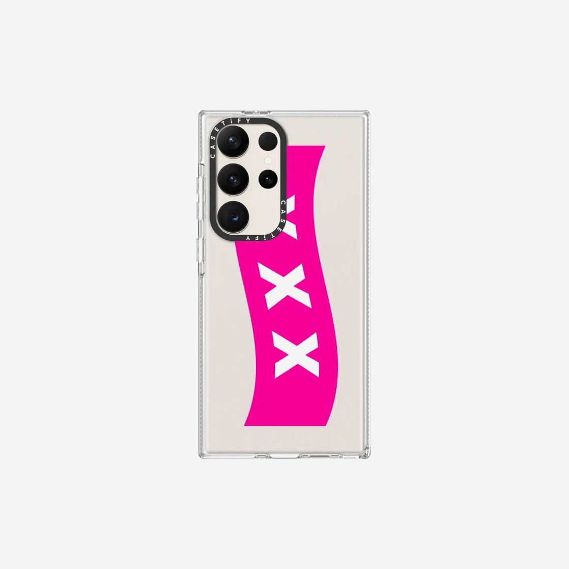 Casetify x Fragment x God Selection XXX Box Logo Pink Galaxy Case Clear 상세 이미지 1