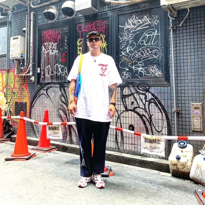 Nike x Supreme Zoom Streak Spectrum Plus White, BAPE x Heron Preston Cap Camo White 착용 스타일