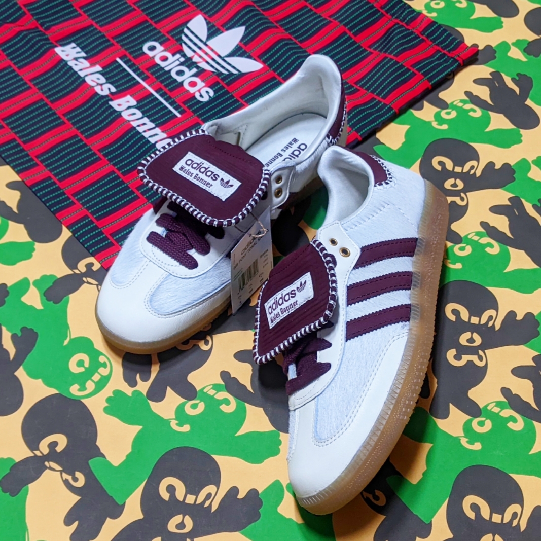 Adidas x Wales Bonner Pony Tonal Samba Cream White Mystery Brown 착용 스타일 - 1