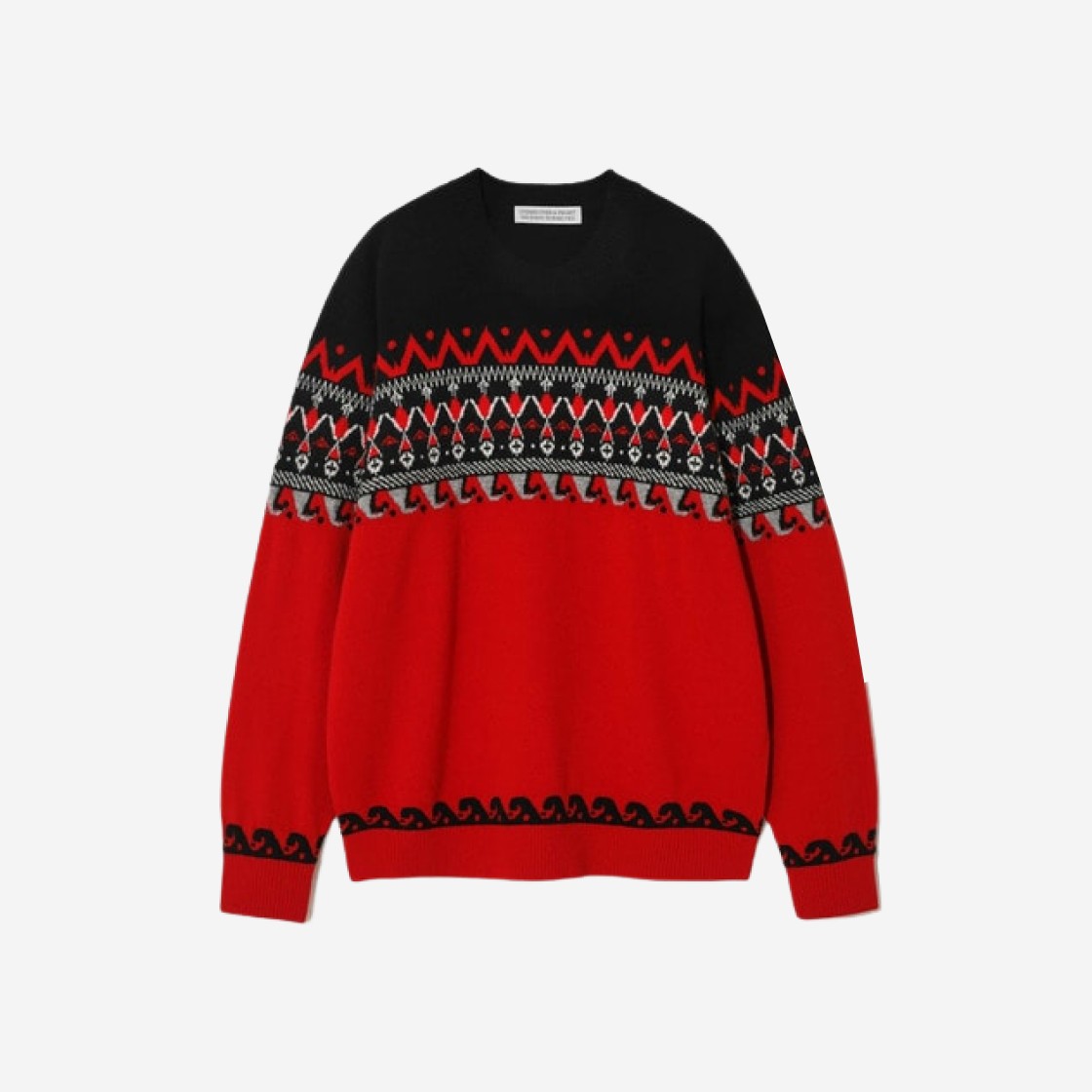 Undercover x Fragment UC2C9904-2 Wool Knit Pullover Red 상세 이미지 1