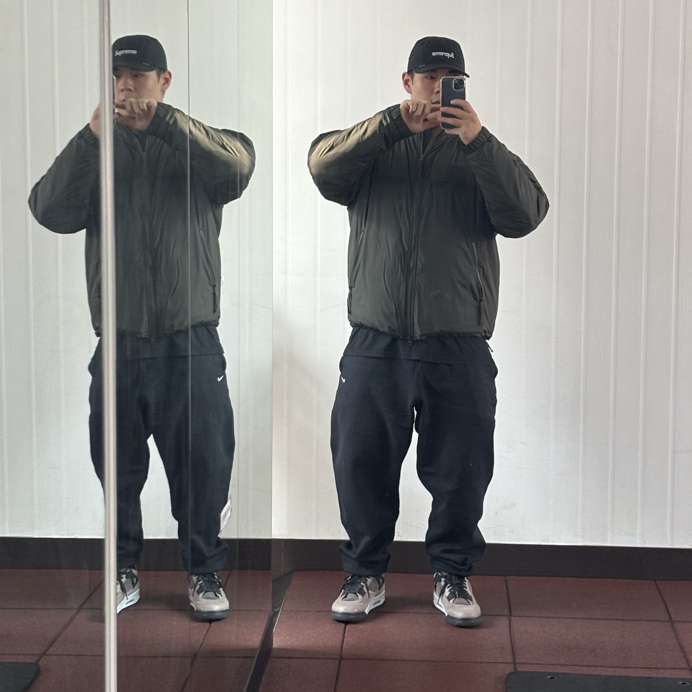 Nike NRG Solo Swoosh Fleece Pants Black - US/EU 착용 스타일