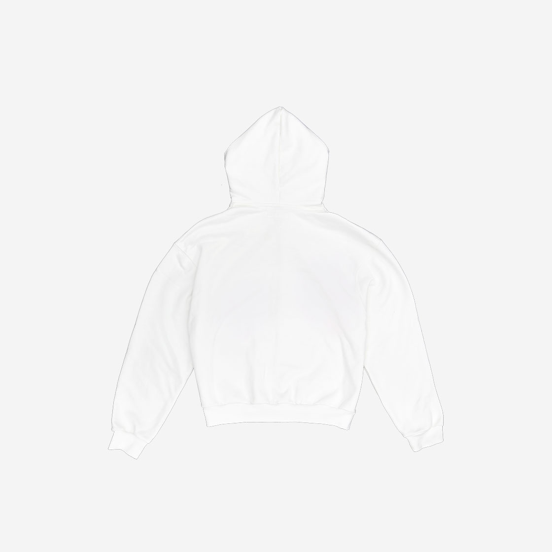 더뮤지엄비지터 x 케이크 부클 케이크 집업 후디 화이트(The Museum Visitor x Cake Bookle Cake Zip-Up Hoody White) - 2
