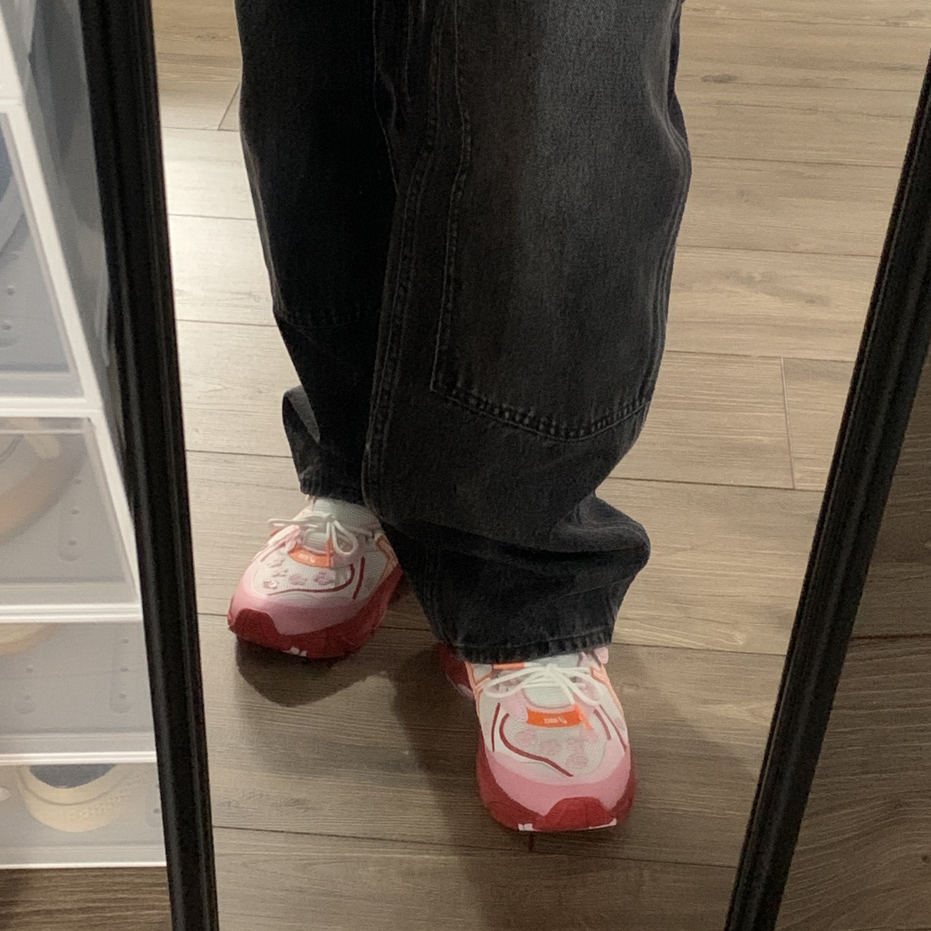 Asics x Cecilie Bahnsen GT-2160 White Habanero 착용 스타일 - 3