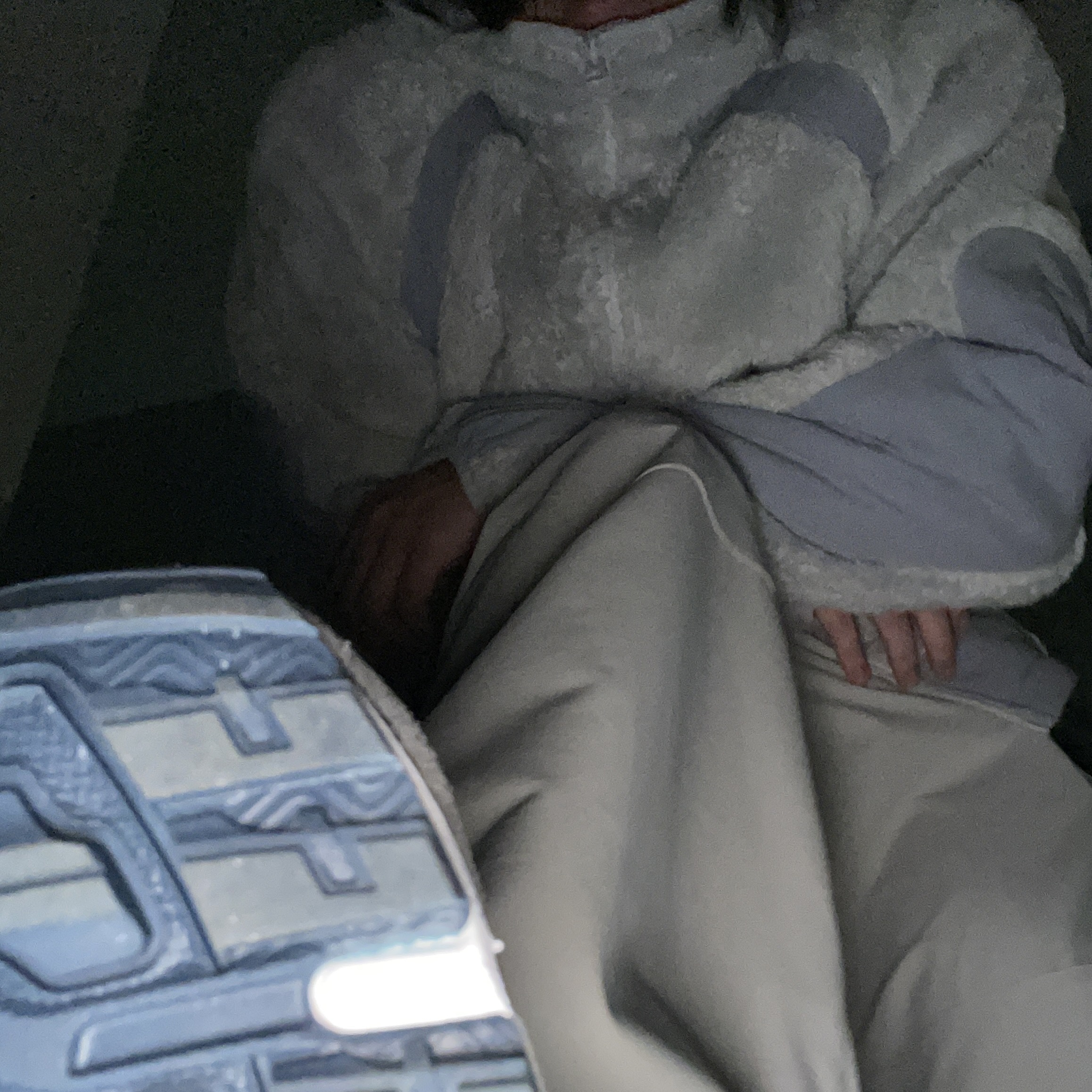 Sansan Gear Fleece Hooded Jacket Light Grey - 23FW, Asics Gel-Sonoma 15-50 French Blue 착용 스타일