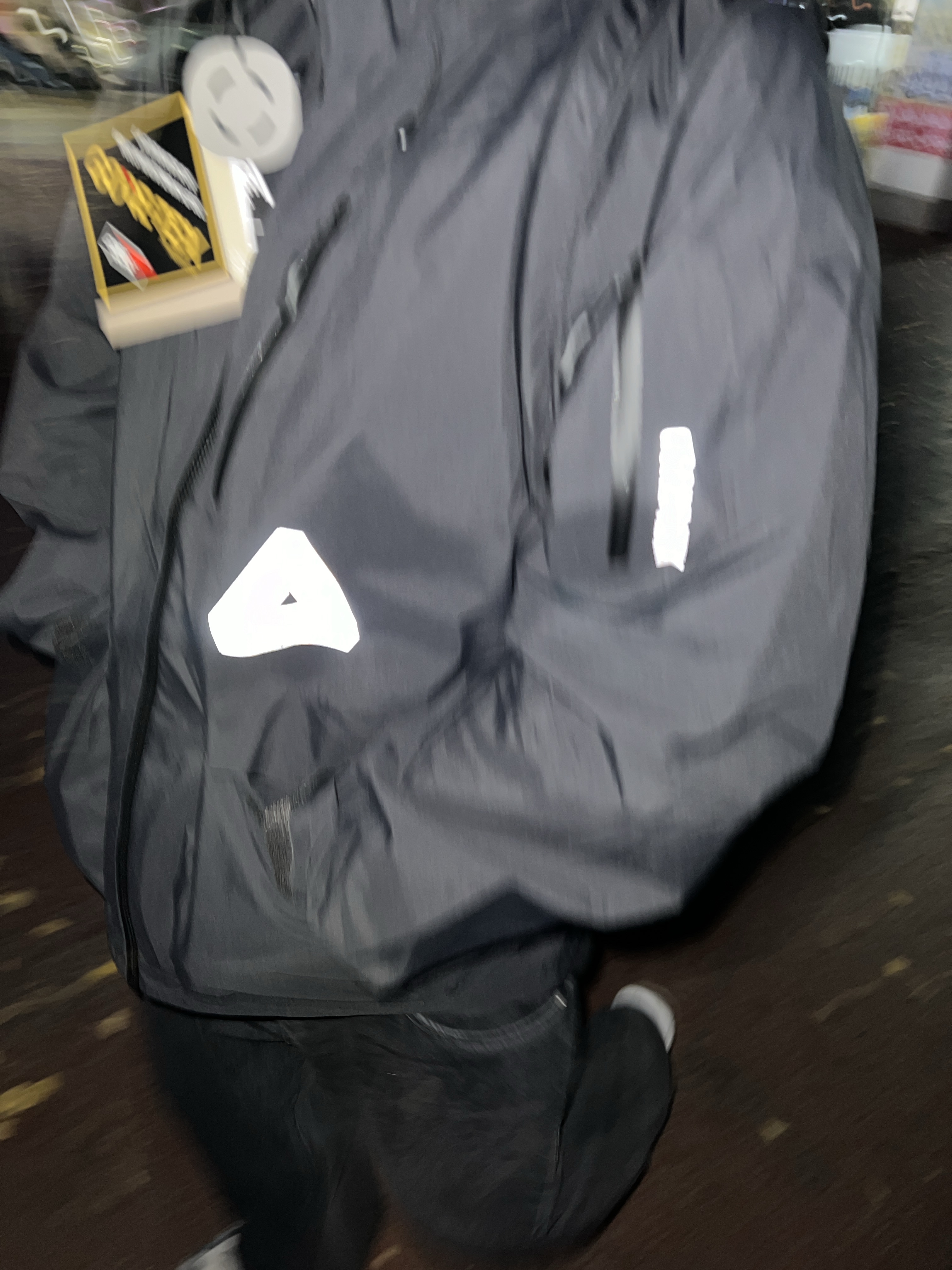 Palace Gore-Tex R-TEK Jacket Black - 23FW 착용 스타일 - 1