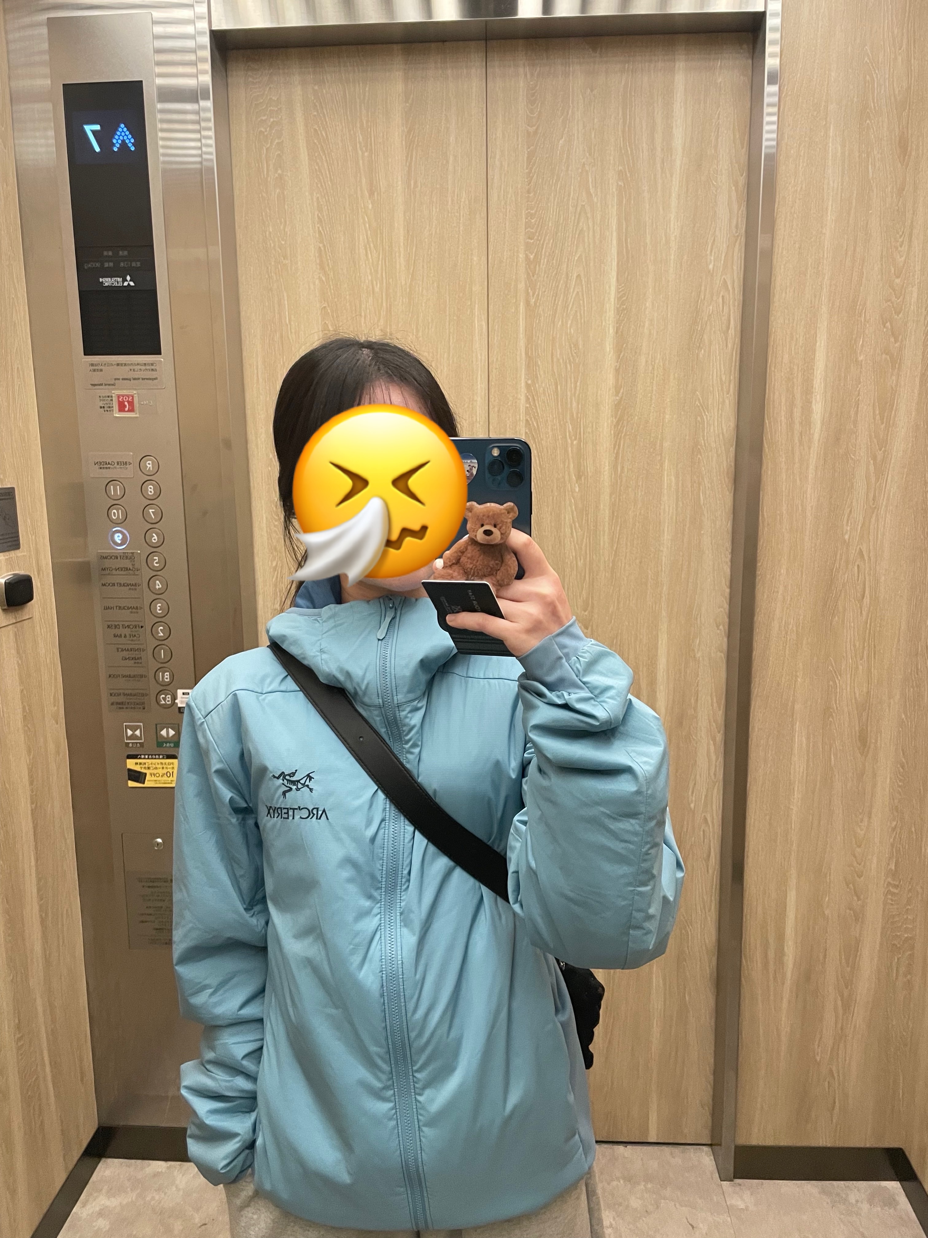 Arc'teryx Atom LT Hoody Solace 착용 스타일