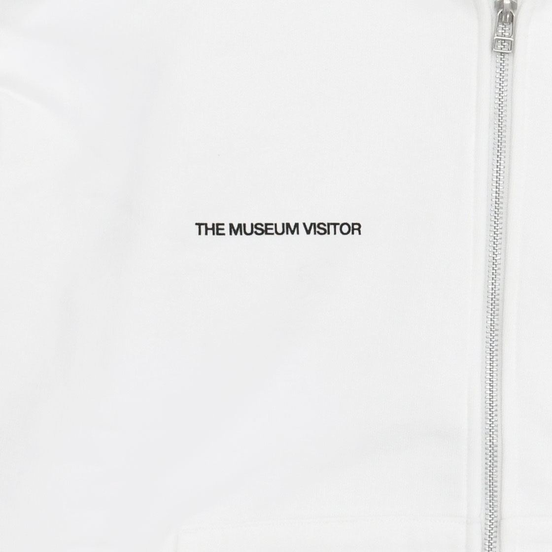 더뮤지엄비지터 x 케이크 부클 케이크 집업 후디 화이트(The Museum Visitor x Cake Bookle Cake Zip-Up Hoody White) - 4