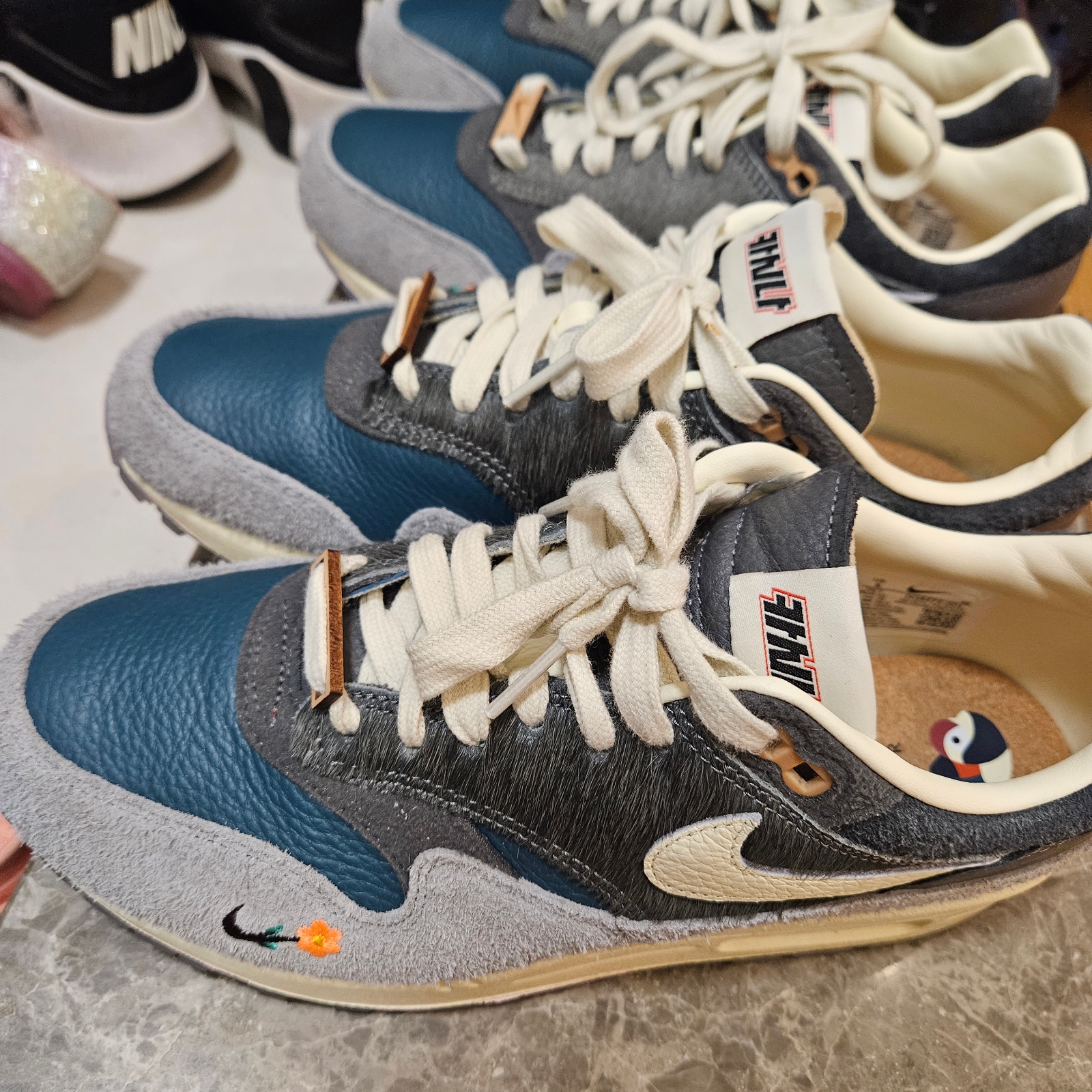 Nike x Kasina Air Max 1 SP Won-Ang Particle Grey 착용 스타일