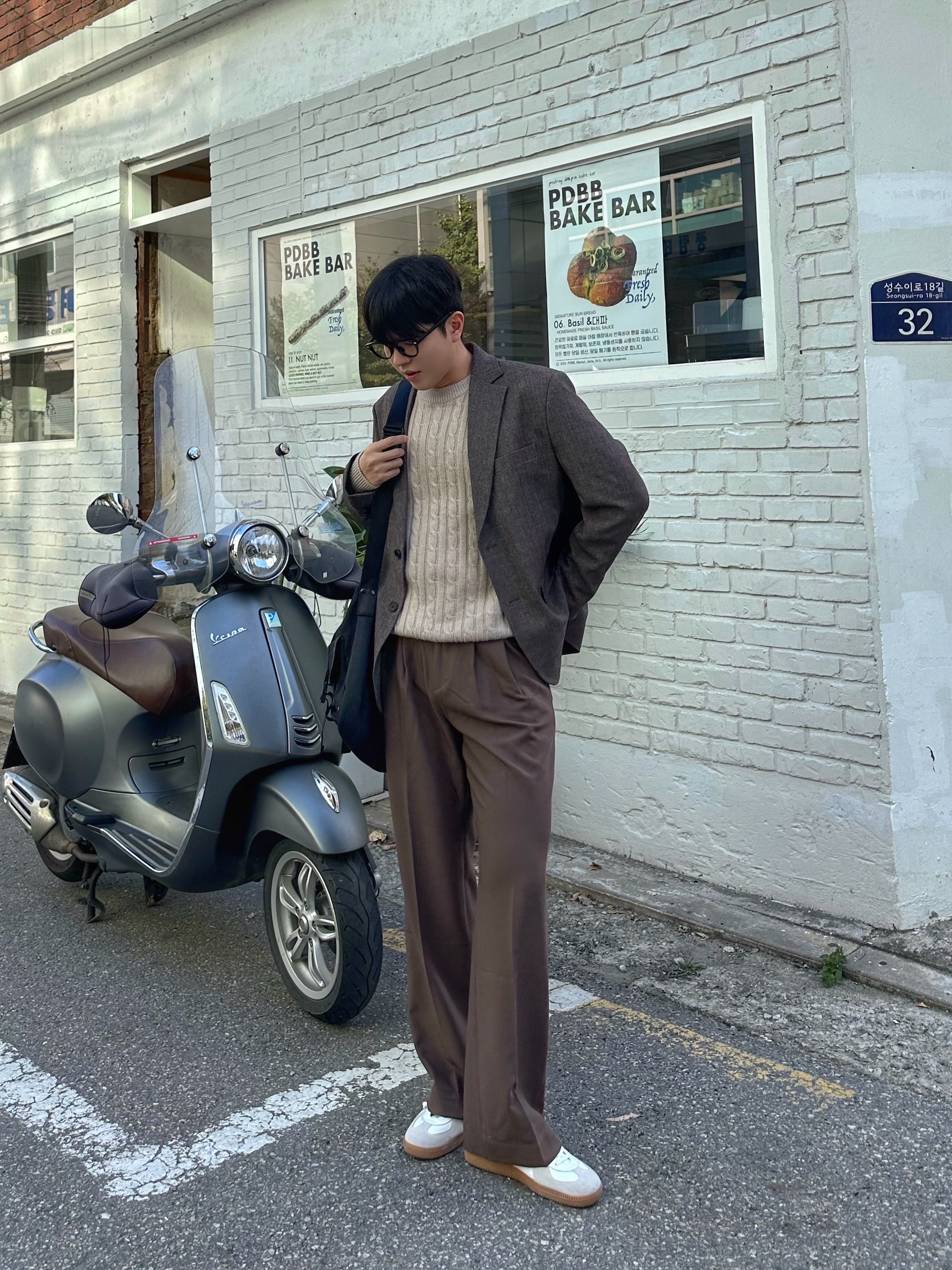 Maison Margiela Calfskin Replica Sneakers 착용 스타일 - 2