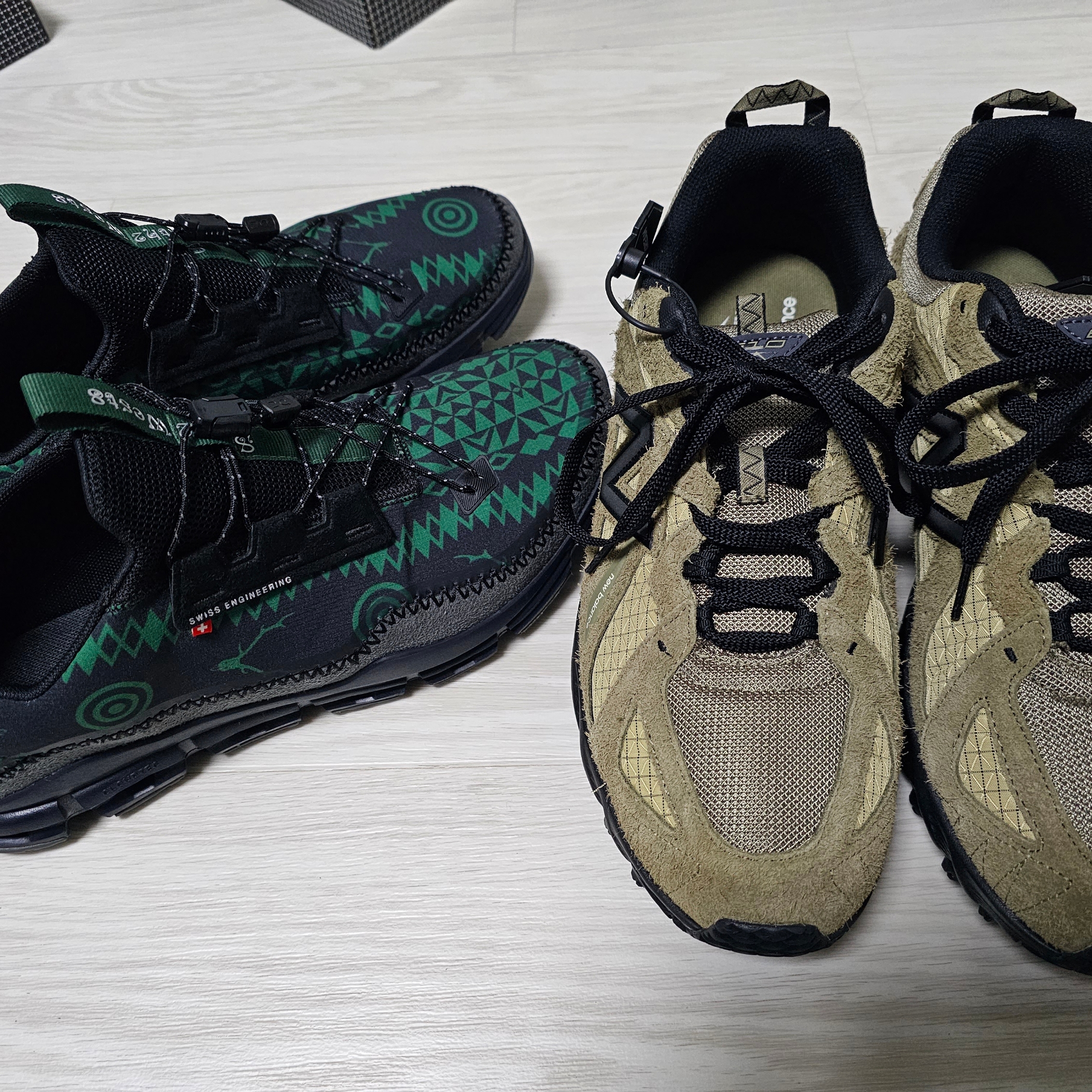 New Balance x Cayl ML610TCL Covert Green 착용 스타일 - 2