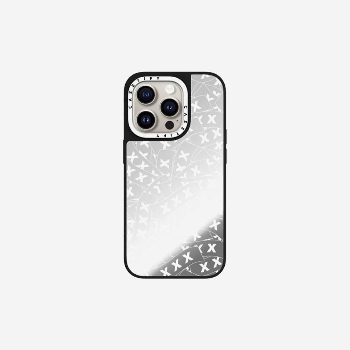 Casetify x Fragment x God Selection XXX Sticker Logo Clear White iphone Magsafe Case Mirror White Camera Ring 상세 이미지 2