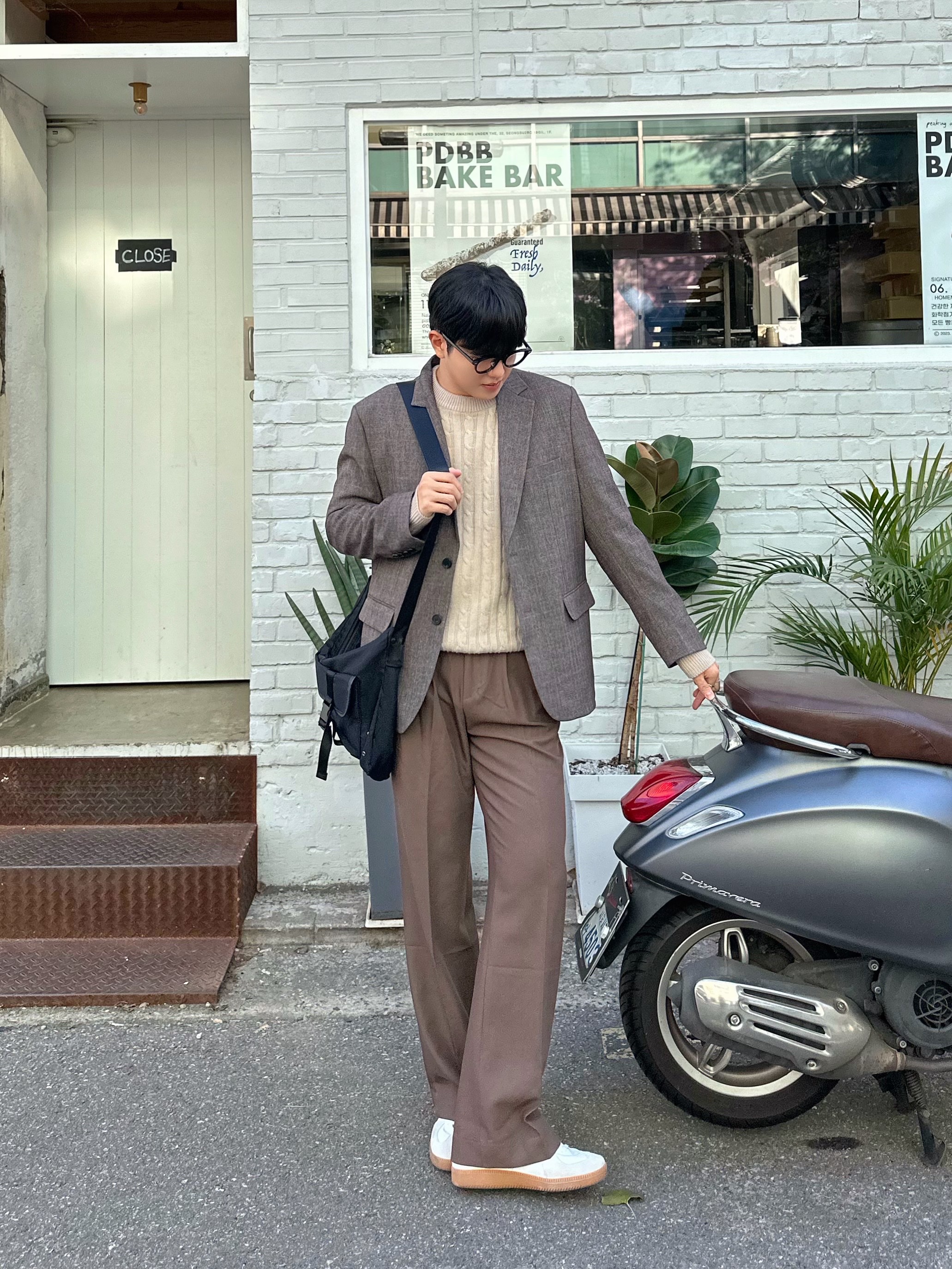 Maison Margiela Calfskin Replica Sneakers 착용 스타일 - 4
