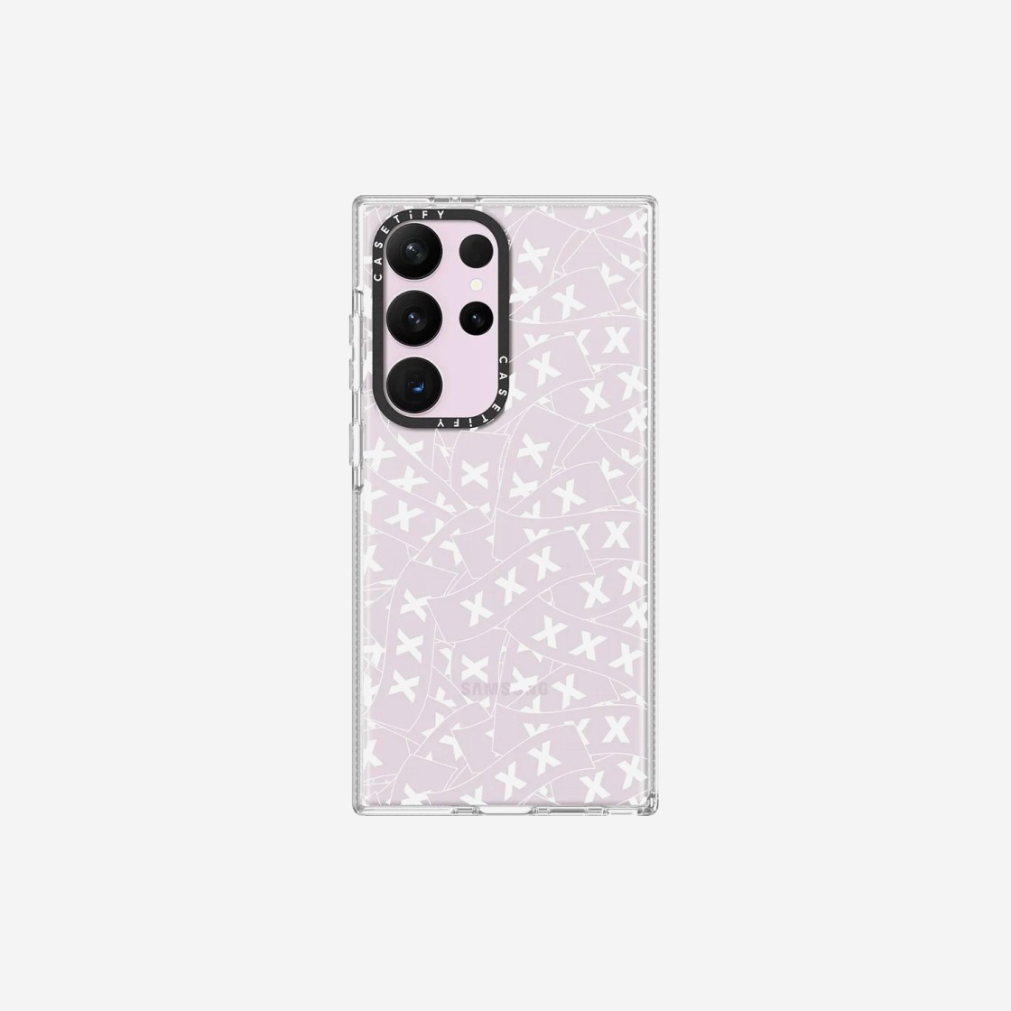 Casetify x Fragment x God Selection XXX Sticker Logo Clear White Galaxy Case Clear 상세 이미지 3