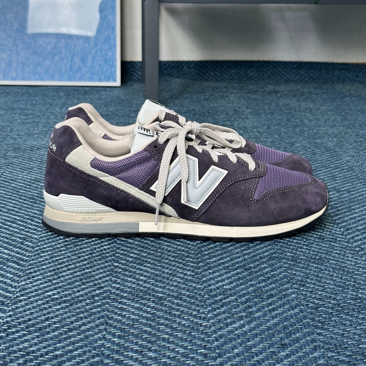 New Balance 996 Purple 착용 스타일 - 5