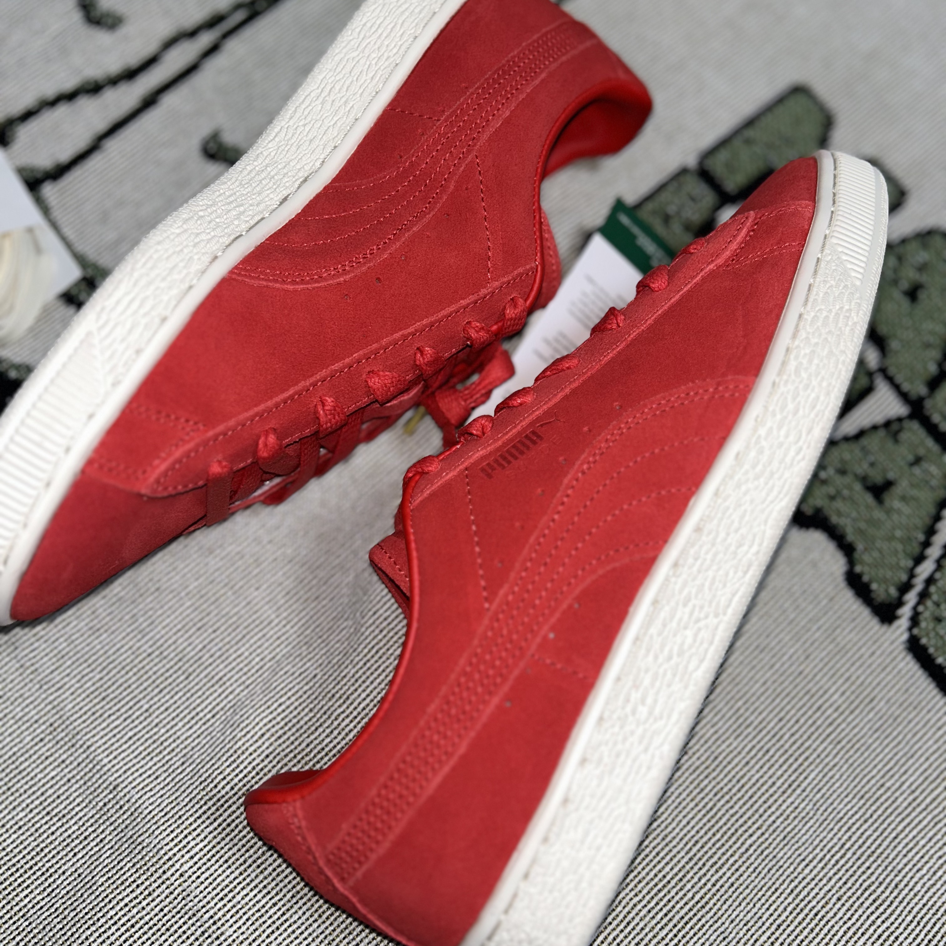 Puma Suede Classic 75th Anniversary Red 착용 스타일 - 6