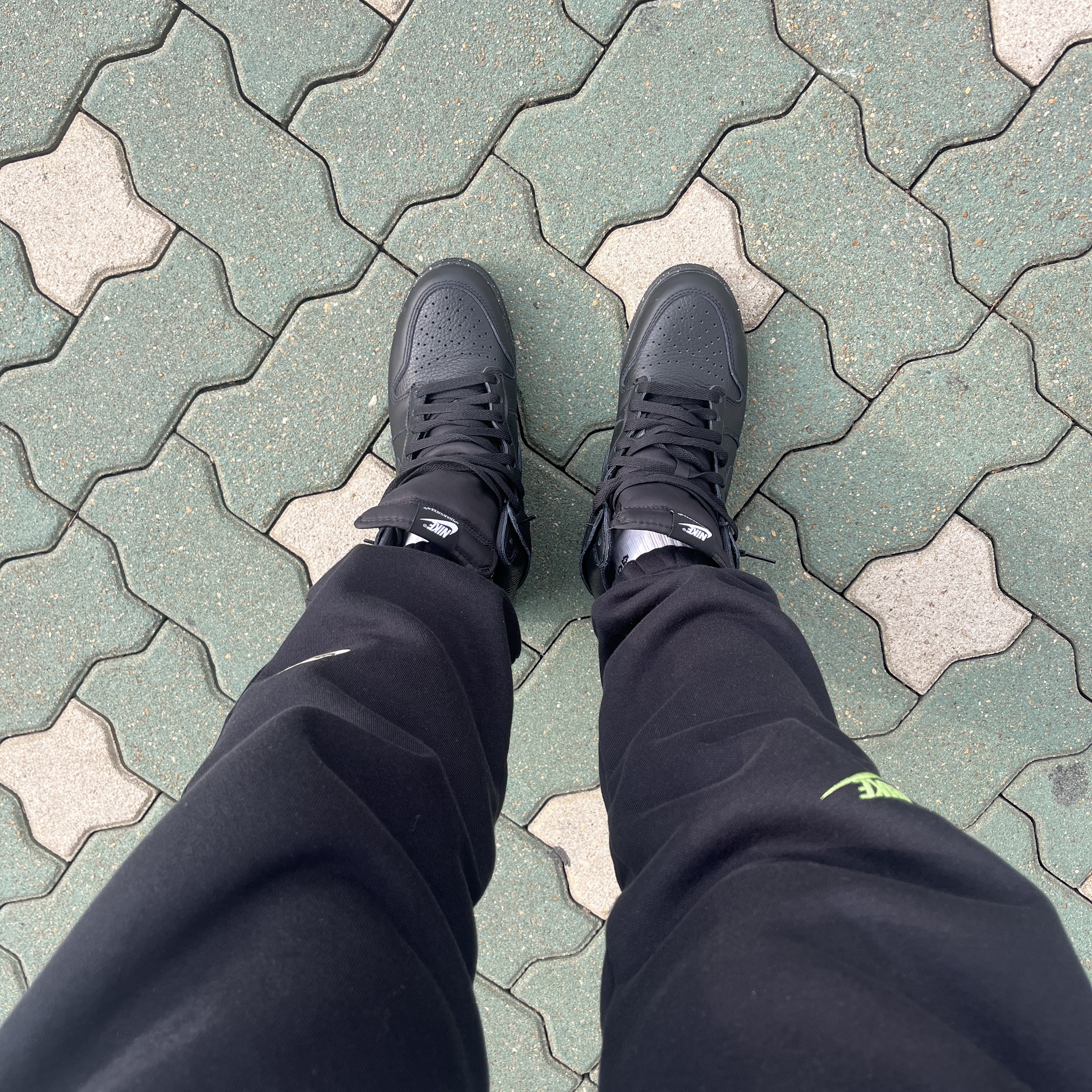 Nike x Undercover Dunk High 1985 Black 착용 스타일