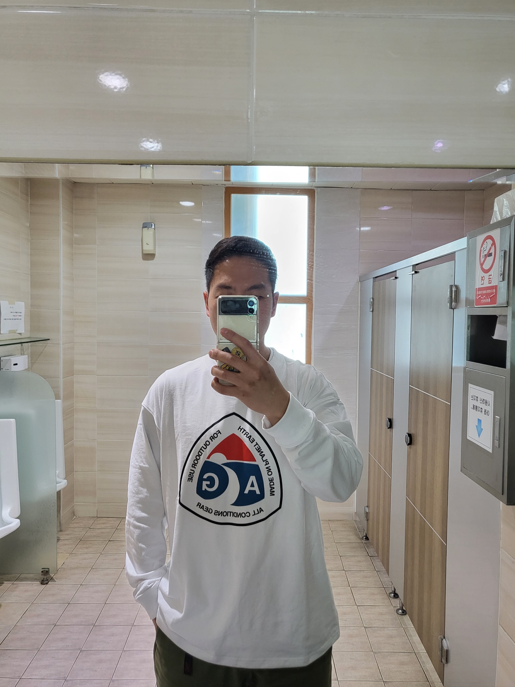Nike NRG ACG Long Sleeve T-Shirt White - US/EU 착용 스타일