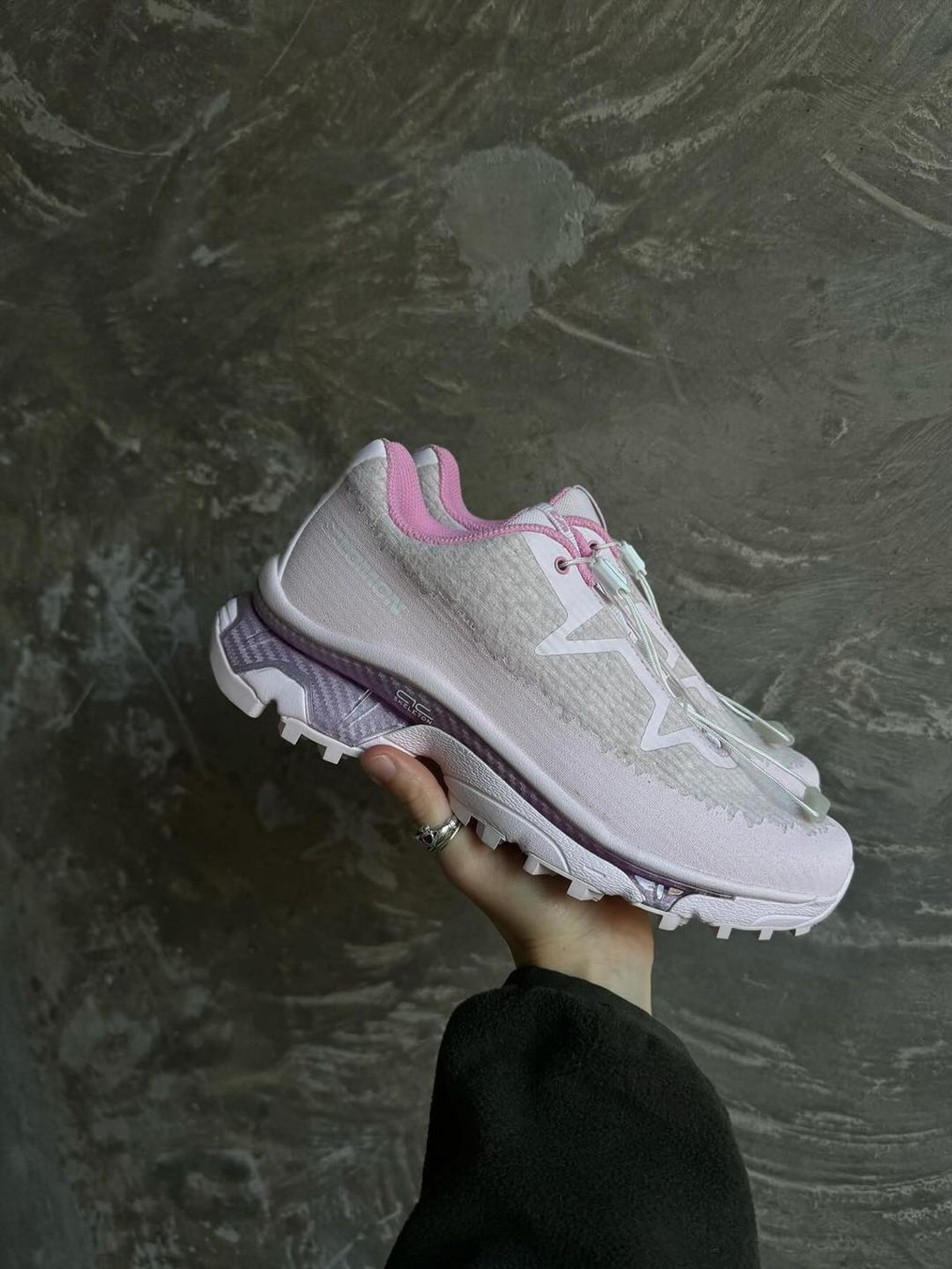 Salomon x Phileo XT-SP1 Cradle Pink Prism Pink 착용 스타일 - 4