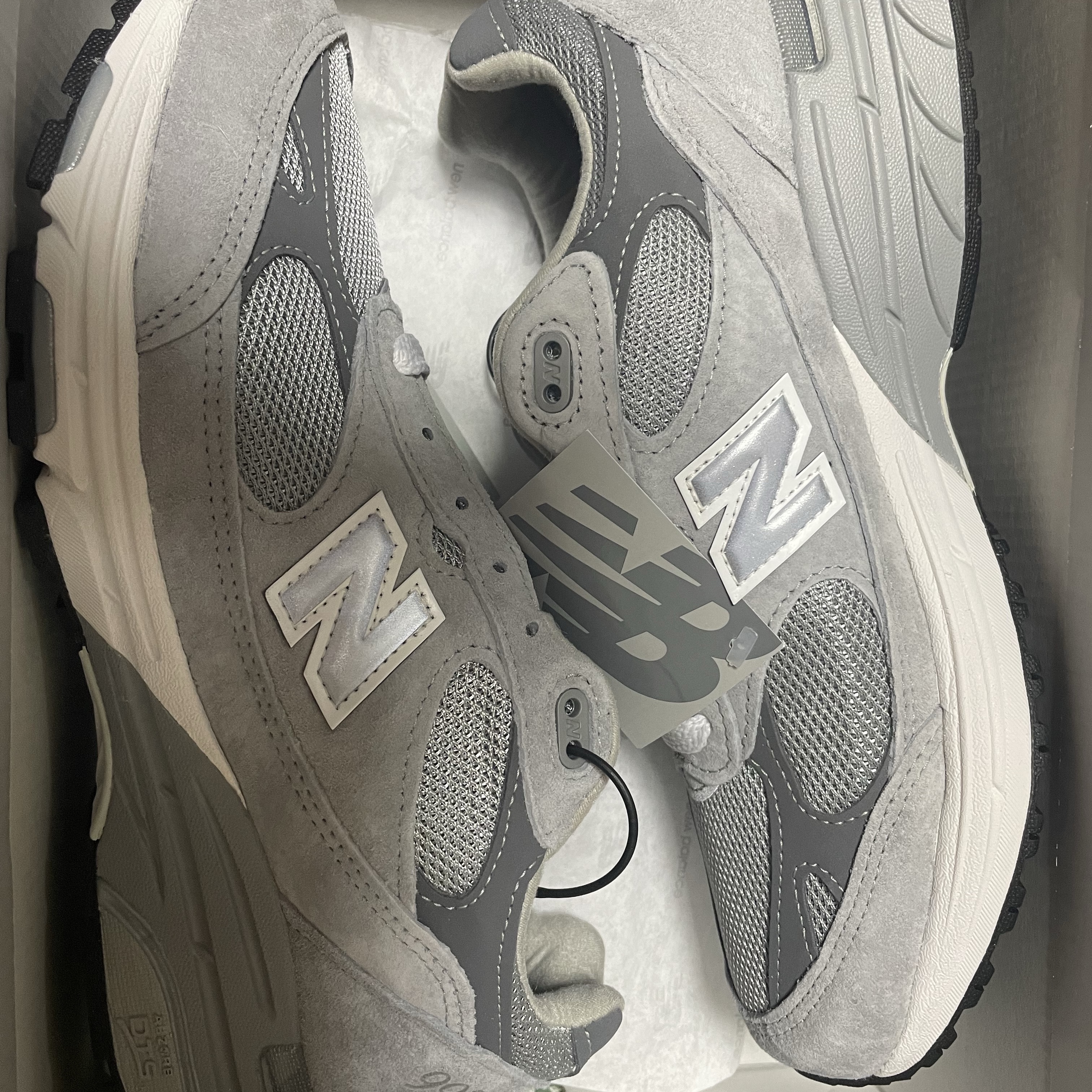 New Balance 993 Made in USA Grey - D Standard 착용 스타일