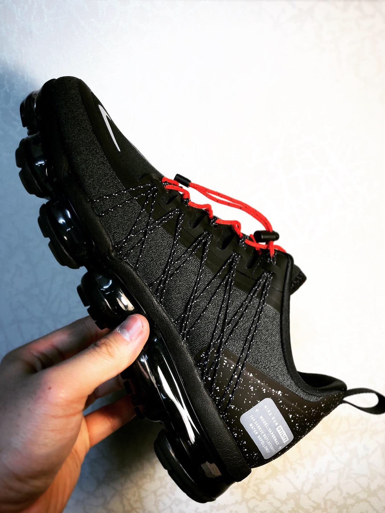 Nike Air VaporMax Run Utility Black Anthracite 착용 스타일