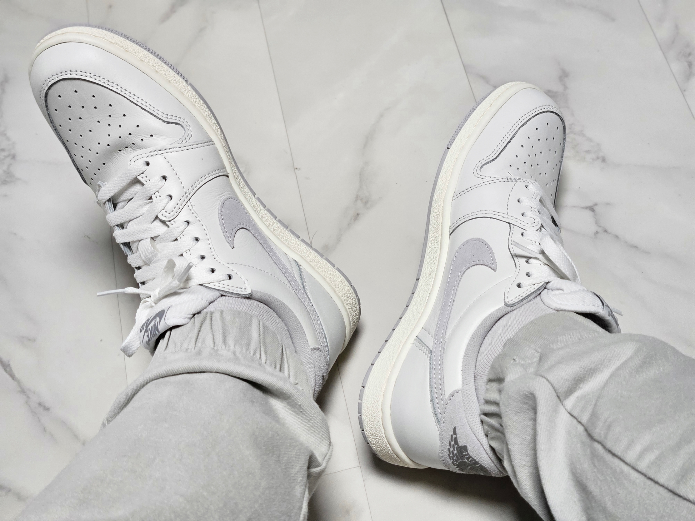 Jordan 1 Low 85 Neutral Grey 착용 스타일 - 10