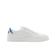 Burberry Leather and Check Cotton Sneakers Optical