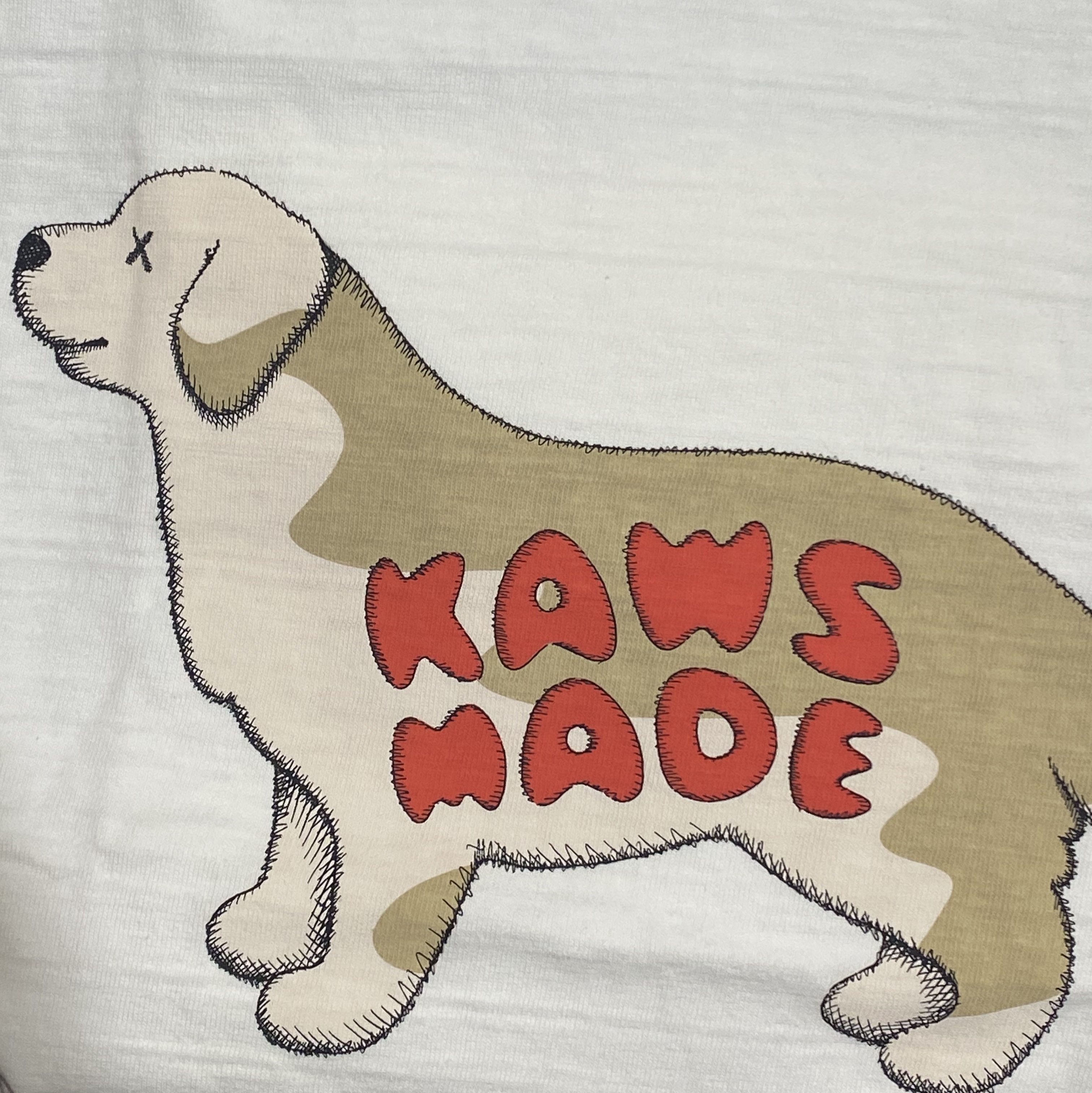 Human Made x Kaws Graphic T-Shirt #2 White 착용 스타일