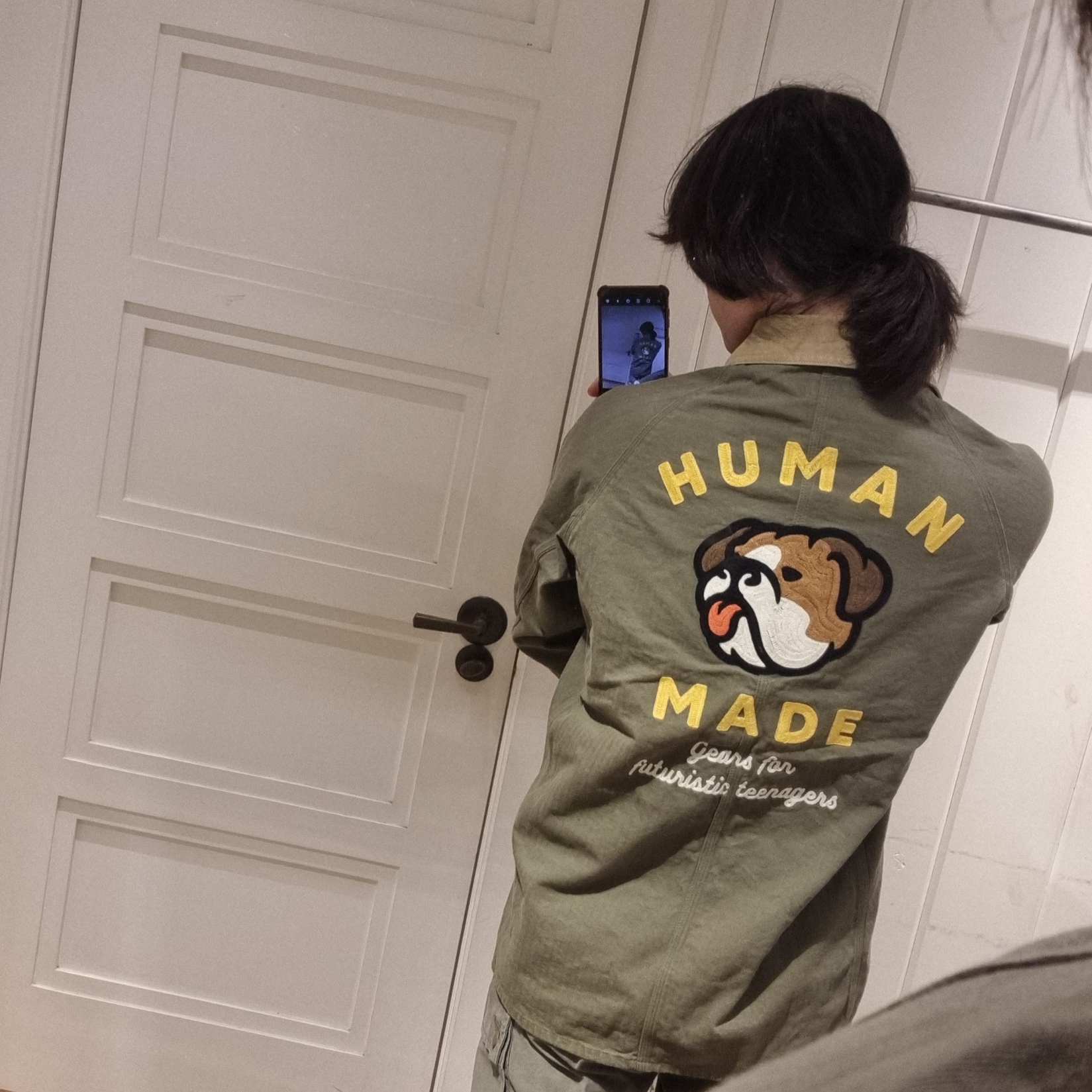 HUMAN MADE HERRINGBONE COVERALL JACKET - ジャケット・アウター