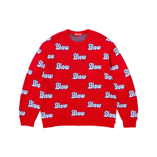 슈프림 블로우 스웨터 레드 - 23FW