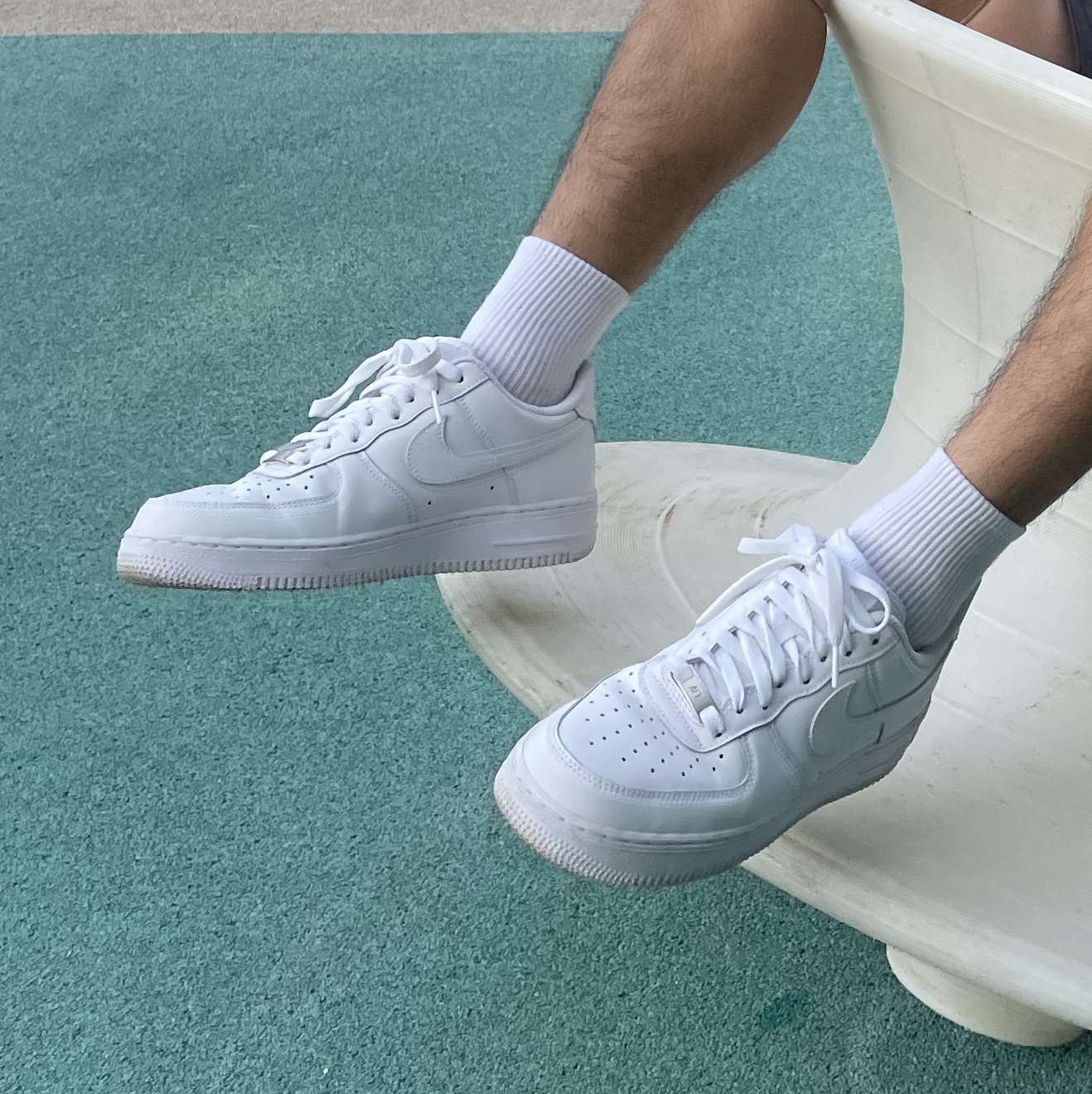 Nike Air Force 1 '07 Low White 착용 스타일