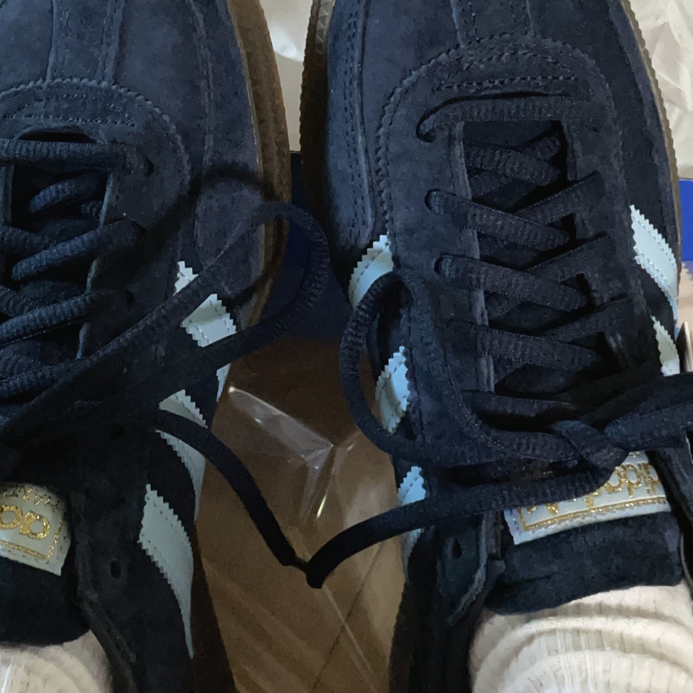 Adidas Spezial Handball Collegiate Navy 착용 스타일 - 2