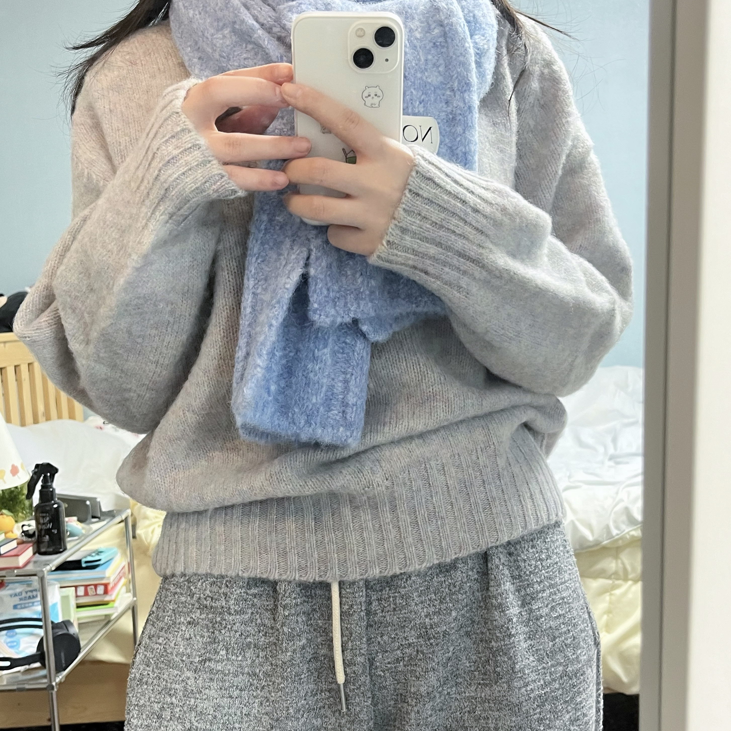 Howlin Birth Of The Cool Knit Galaxy 착용 스타일 - 2