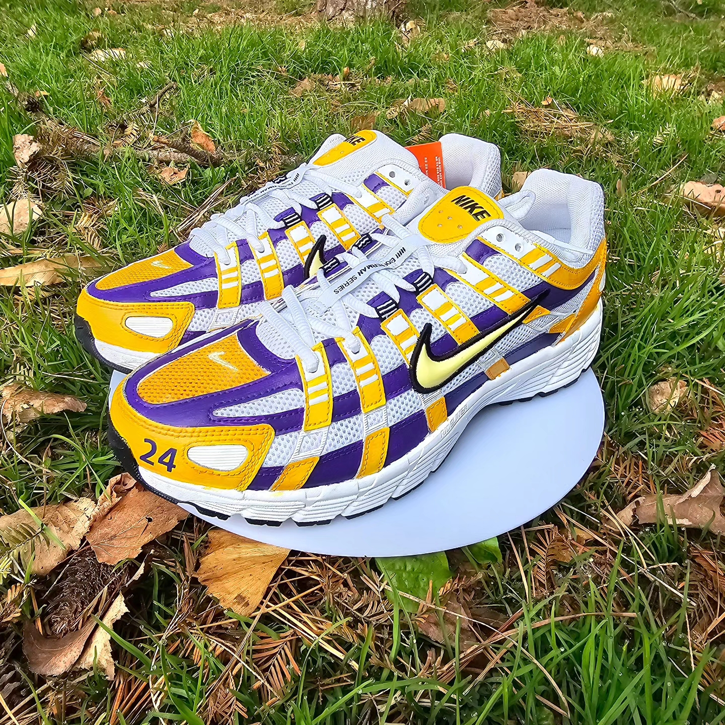 Nike P-6000 White Lemon Chiffon 착용 스타일 - 2