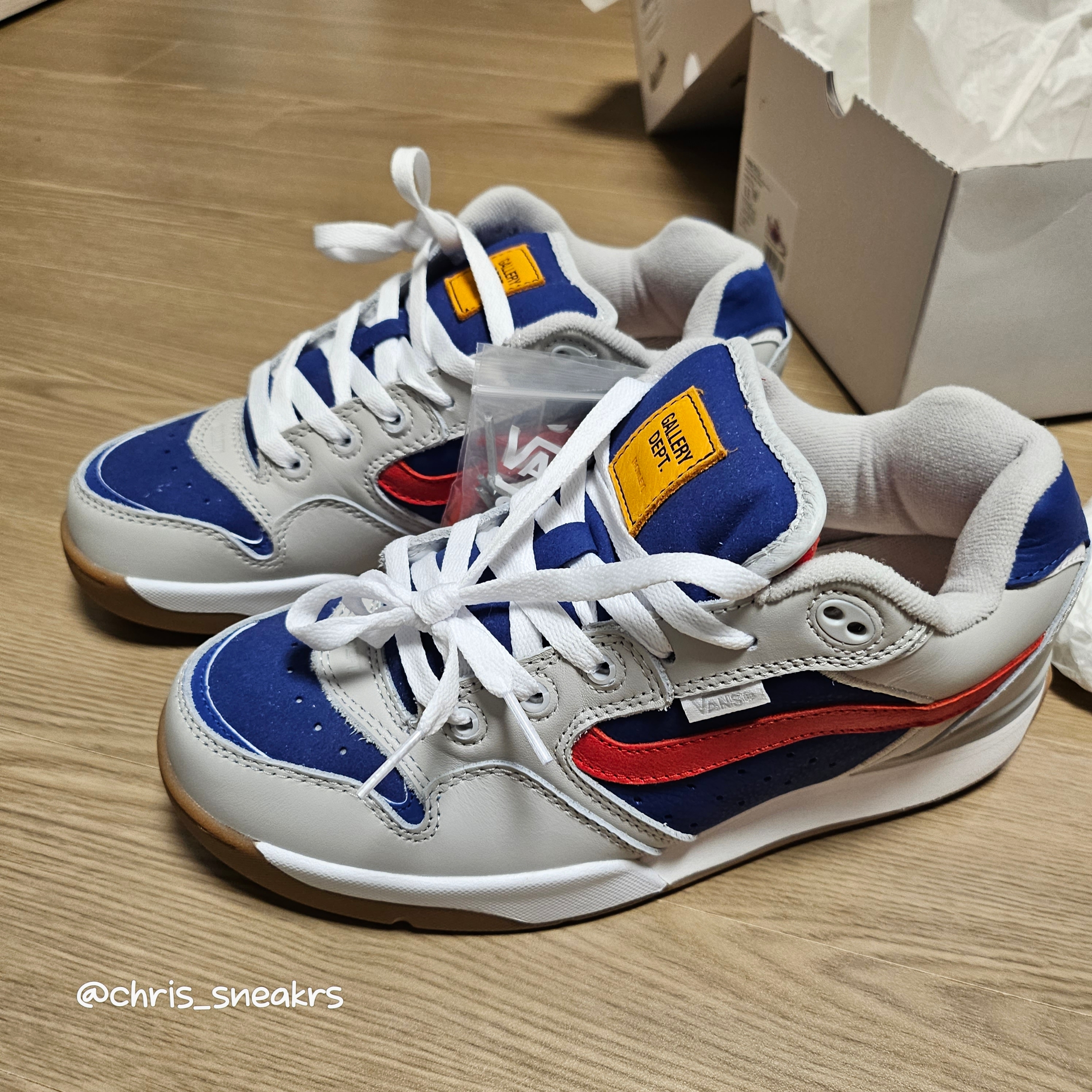 Vans Vault x Gallery Dept. Rowley XLT LX Blue Steel 착용 스타일 - 1