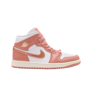 (W) Jordan 1 Mid SE Red Stardust Metallic Copper