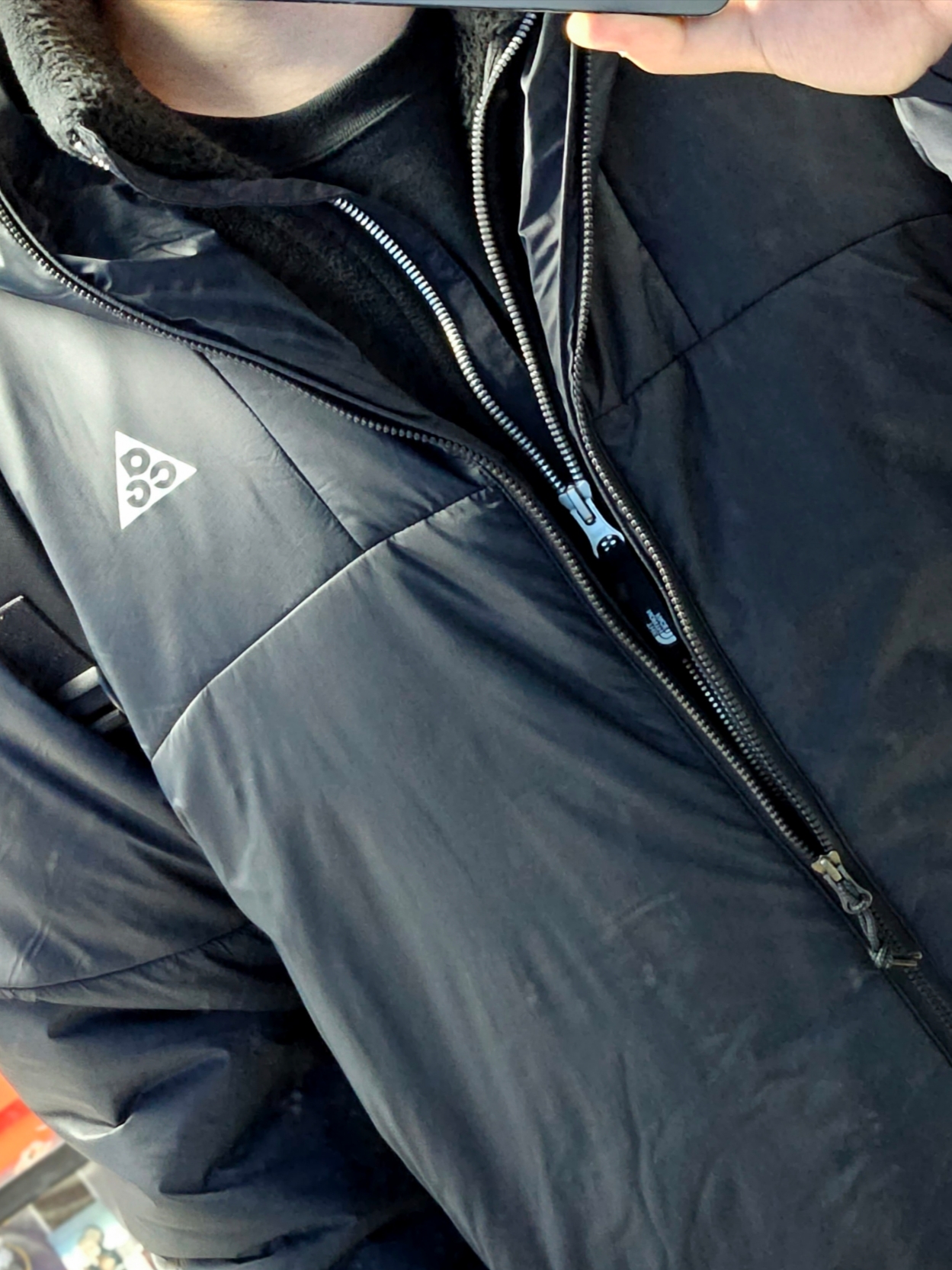 Nike ACG Therma-Fit ADV Rope De Dope Full Zip Jacket Black Summit White - Asia 착용 스타일 - 3