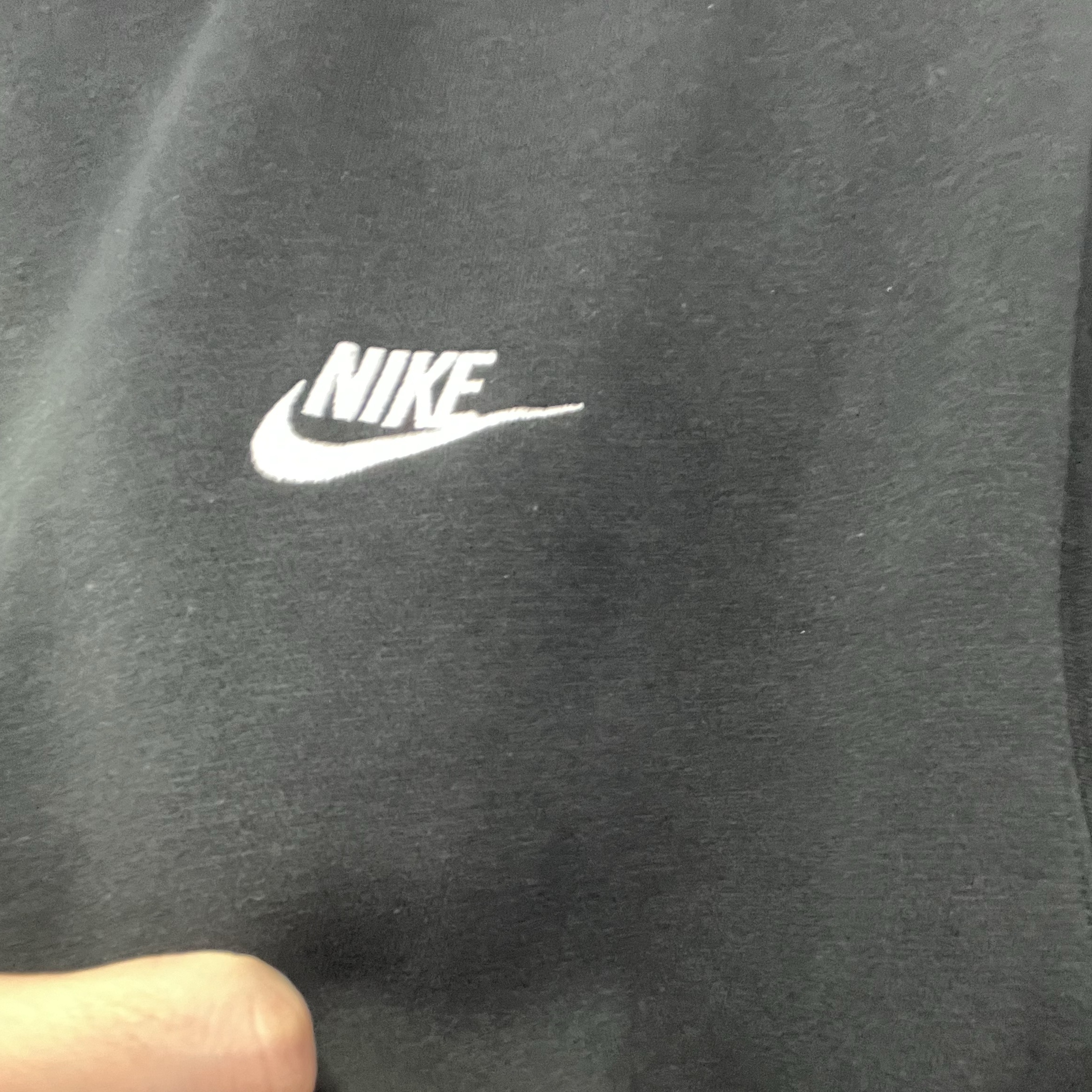 Nike NSW Club Fleece Crew Sweatshirt Black - Asia 착용 스타일