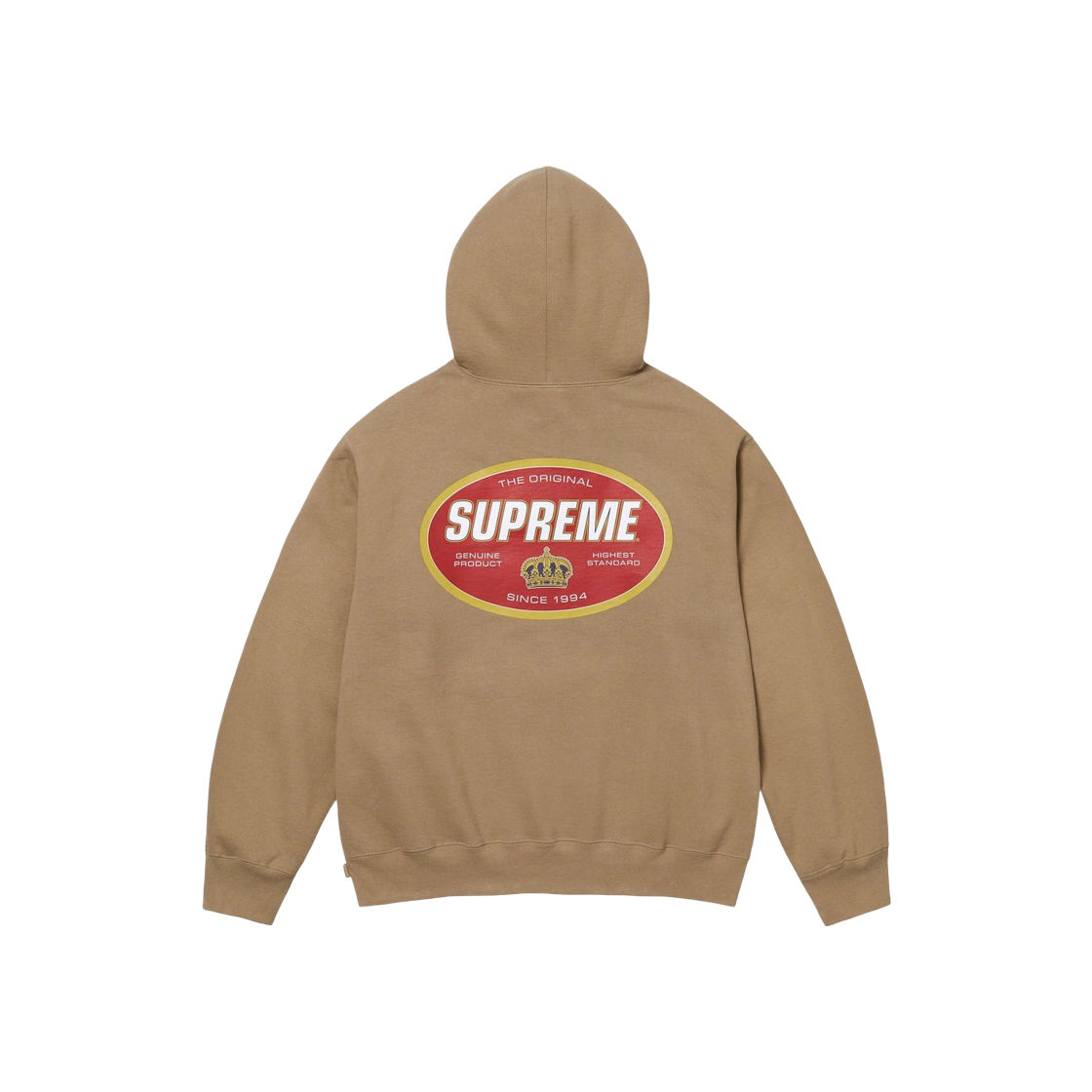 Supreme Crown Hooded Sweatshirt Dark Sand - 23FW 상세 이미지 2