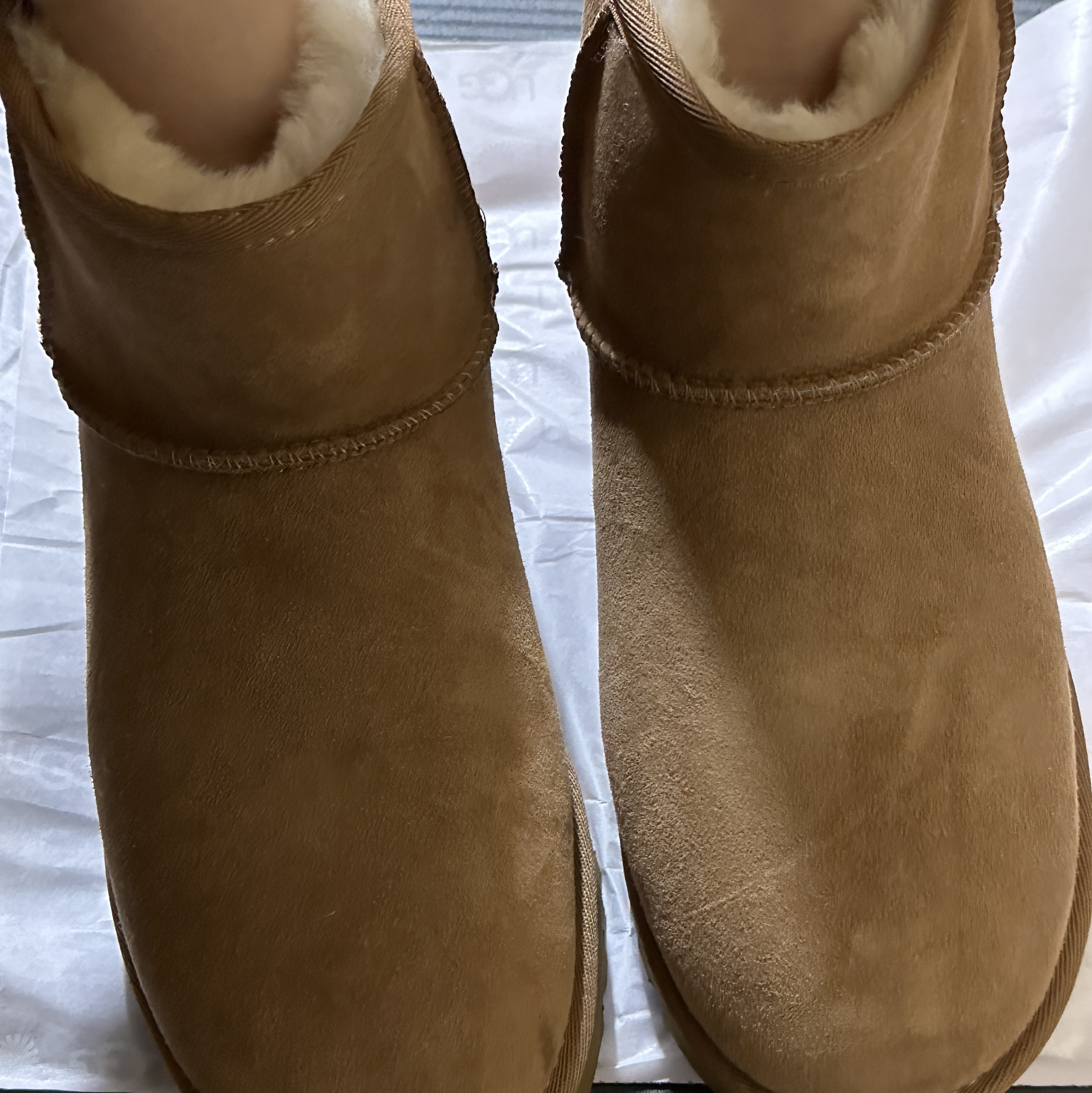 (W) UGG Classic Mini II Boots Chestnut 착용 스타일 - 3